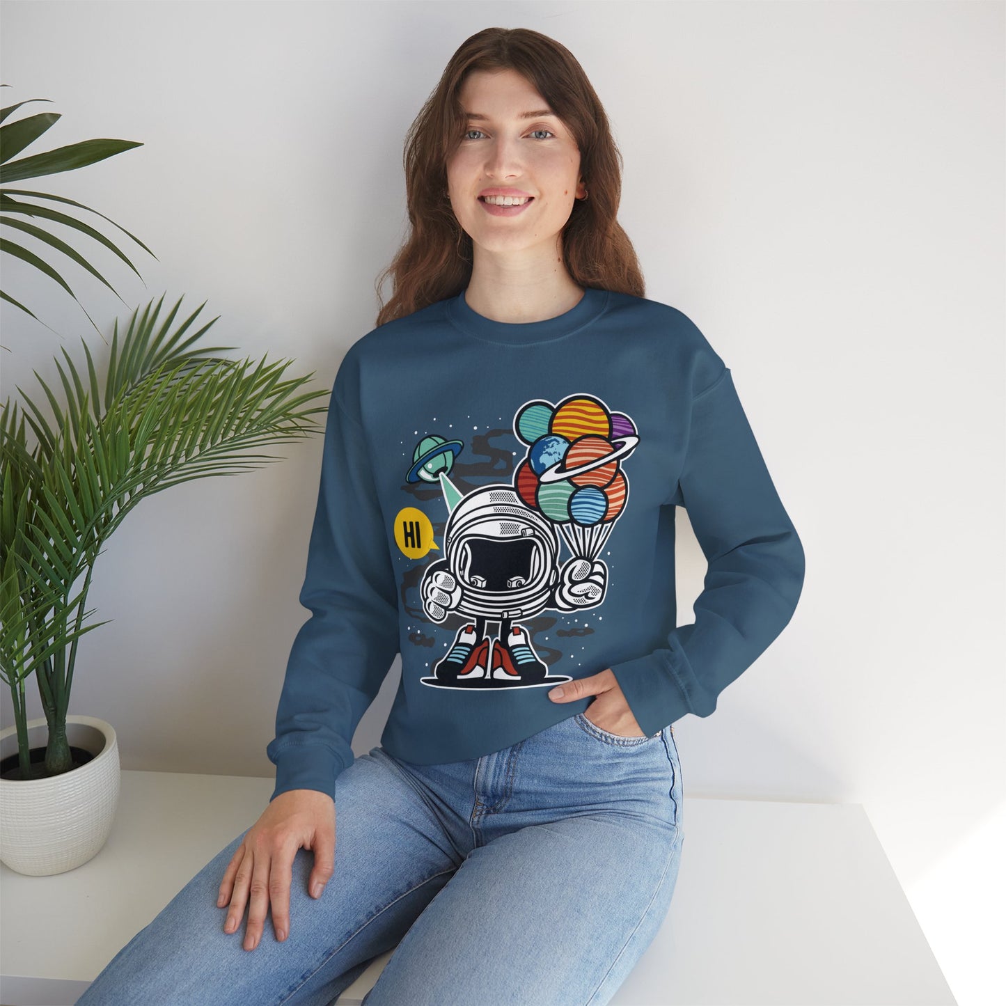 Space Shuttle Sweatshirt, Cosmic Sweatshirt, Astronaut Sweatshirt, Space Cosmic Sweatshirt