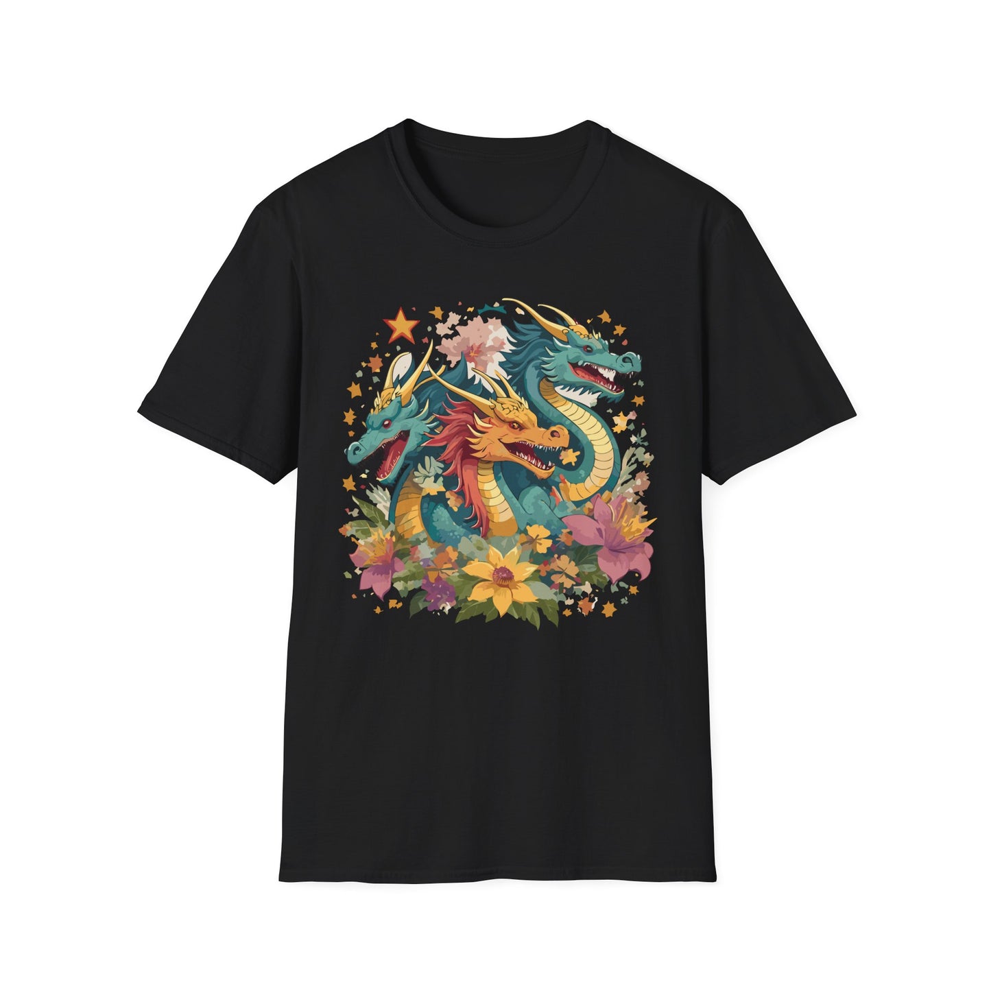 Dragon T Shirt, Dragon Shirt, Shirt with Animals, Animal Shirt