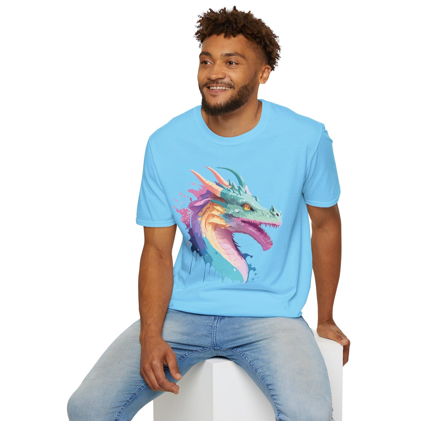 Dragon T Shirt, Dragon Shirt, Shirt with Animals, Animal Shirt