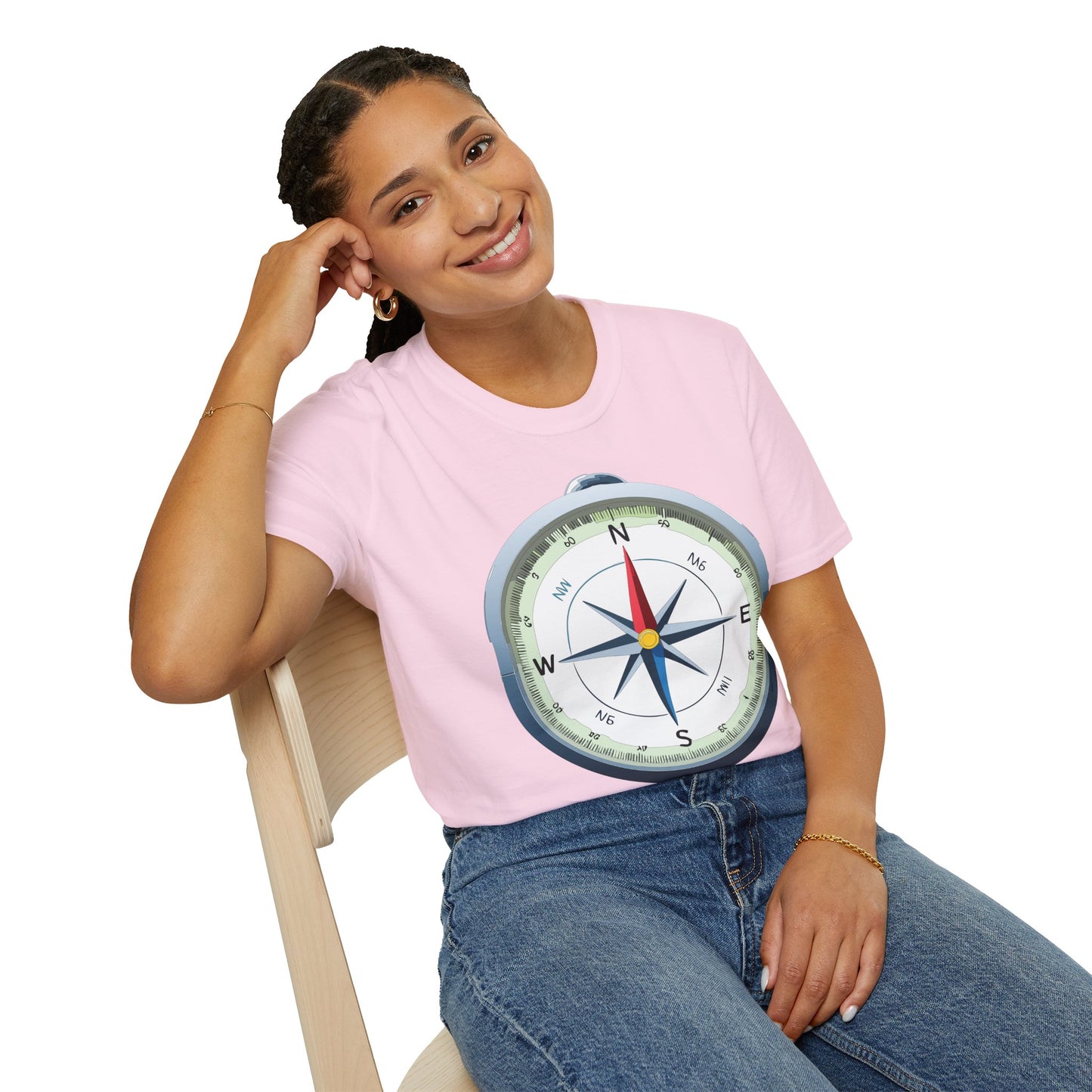 Compass T Shirt, Compass Shirt, Shirt with Compass, Navigator Shirt