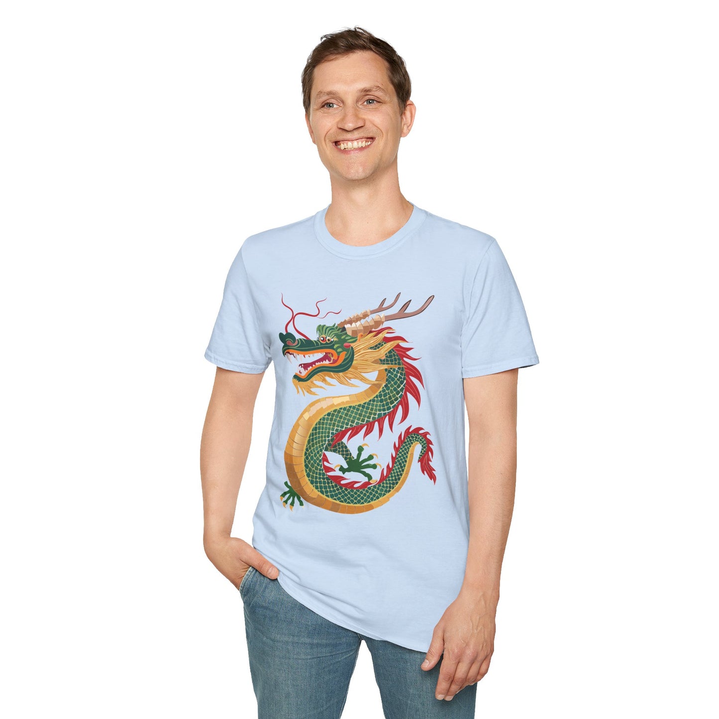 Dragon T Shirt, Dragon Shirt, Shirt with Animals, Animal Shirt