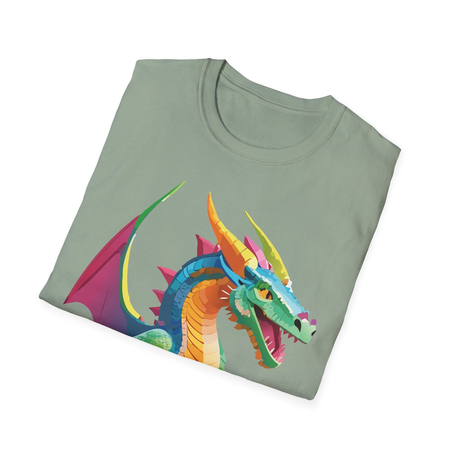 Dragon T Shirt, Dragon Shirt, Shirt with Animals, Animal Shirt