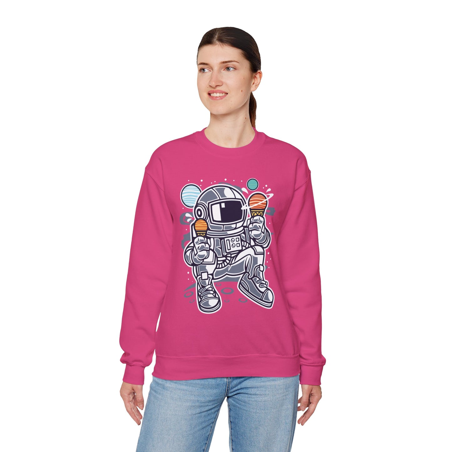 Space Shuttle Sweatshirt, Cosmic Sweatshirt, Astronaut Sweatshirt, Space Cosmic Sweatshirt