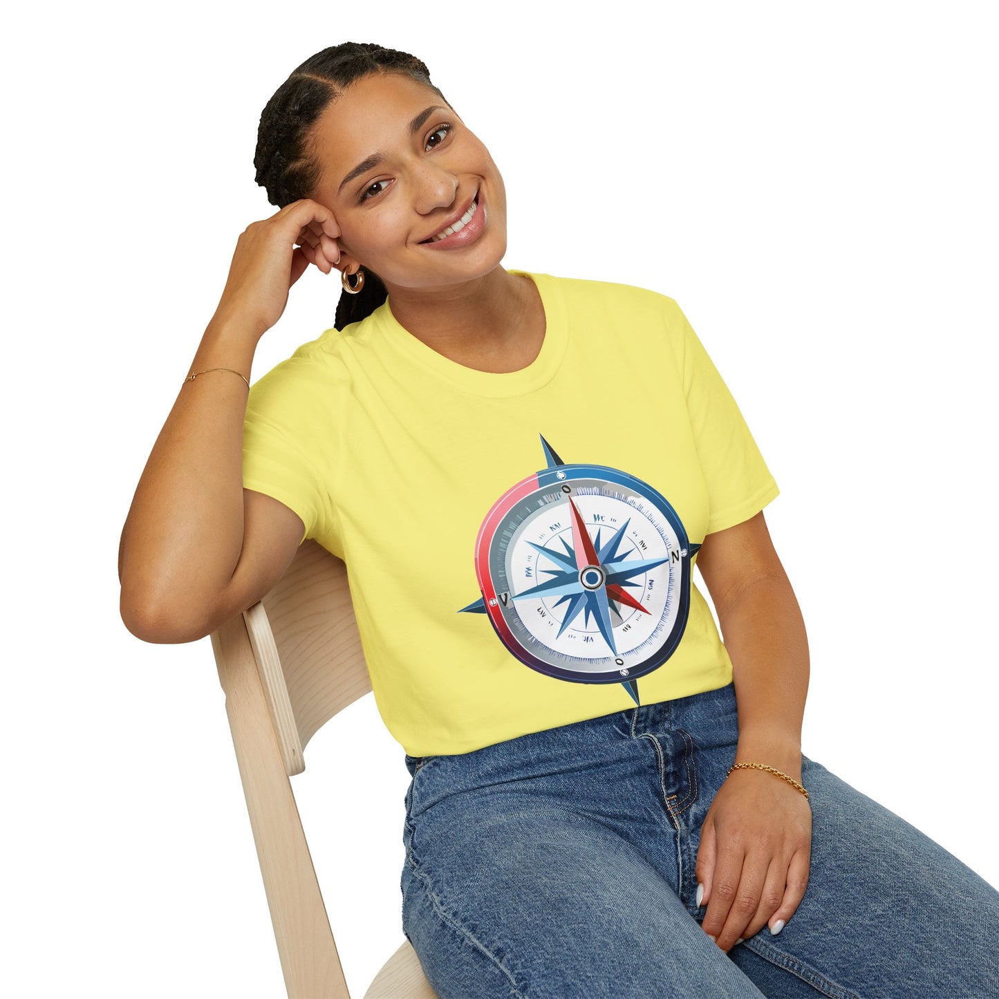 Compass T Shirt, Compass Shirt, Shirt with Compass, Navigator Shirt
