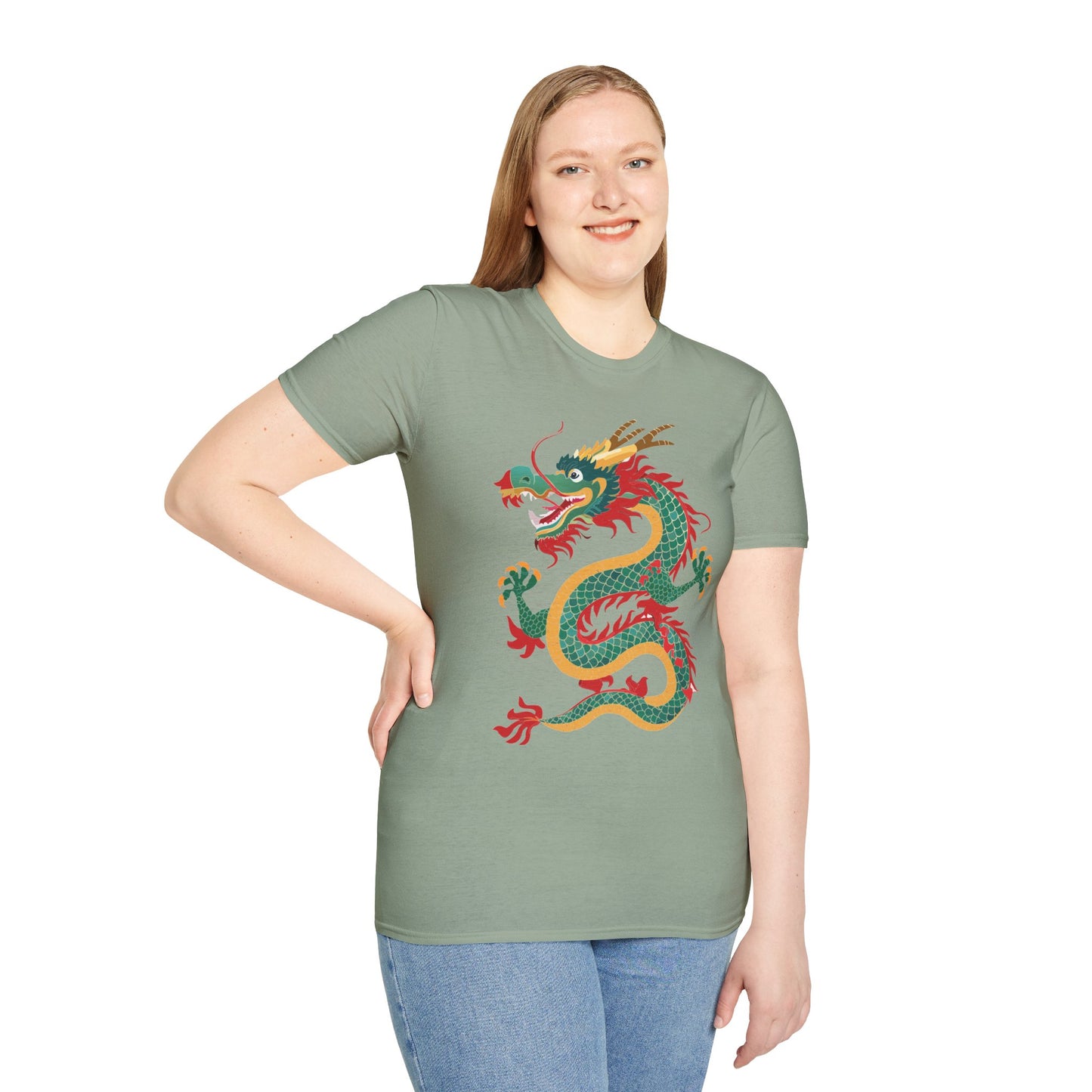 Dragon T Shirt, Dragon Shirt, Shirt with Animals, Animal Shirt
