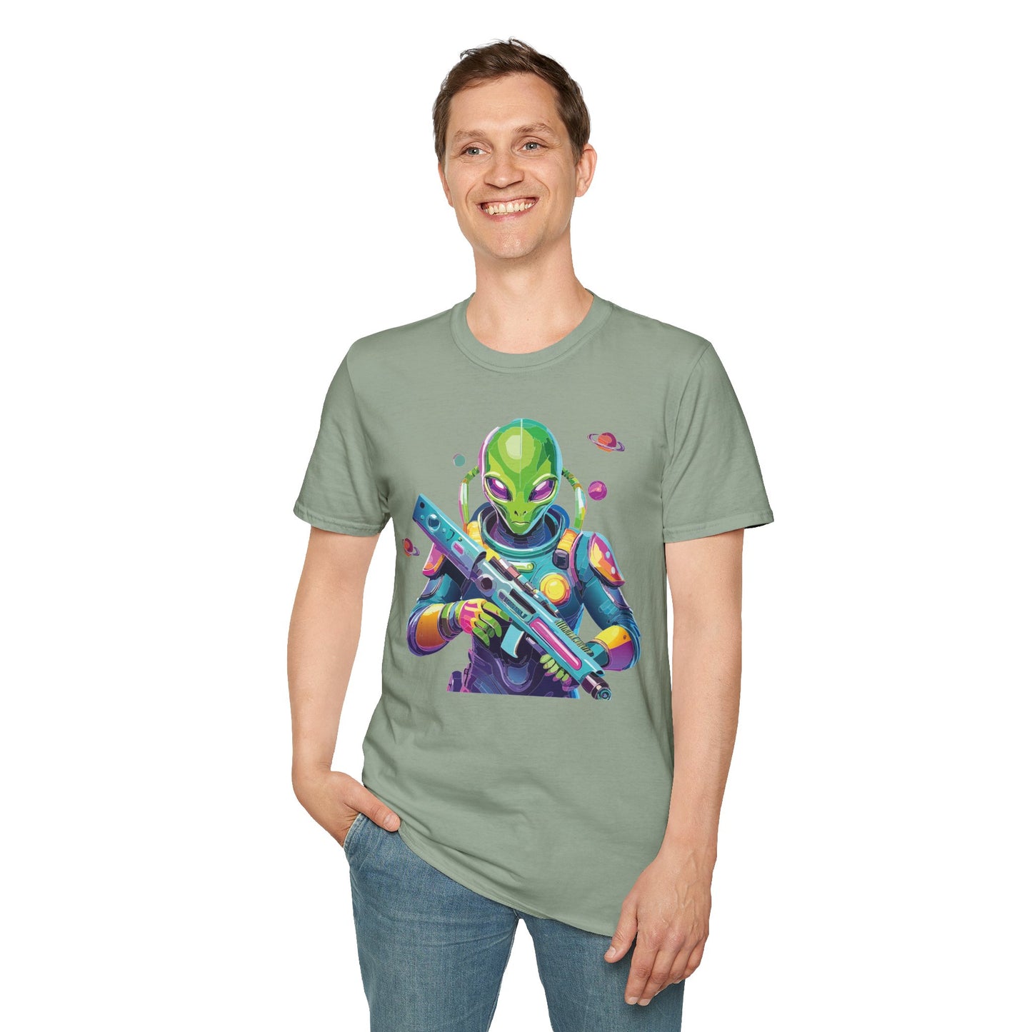 Alien T Shirt, Cosmos Shirt, Shirt with Aliens, Cosmo Shirts