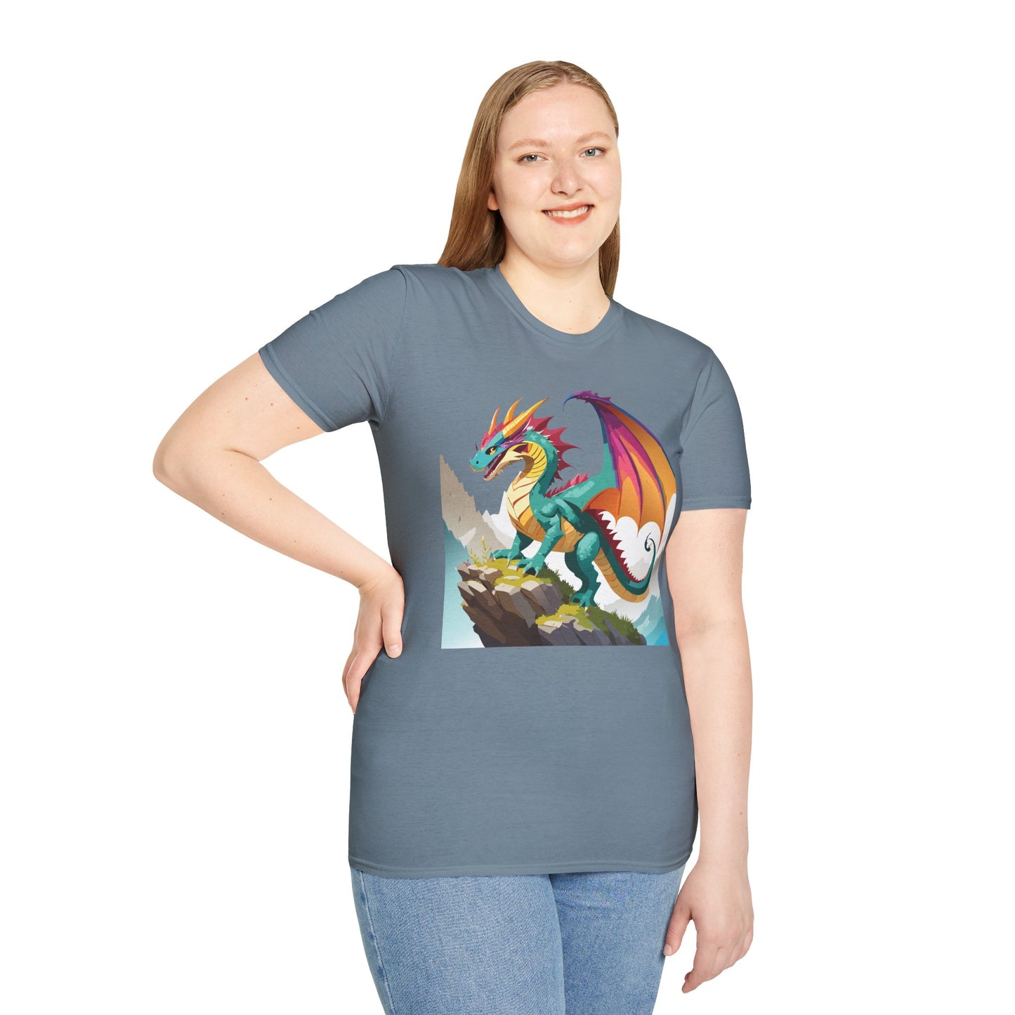 Dragon T Shirt, Dragon Shirt, Shirt with Animals, Animal Shirt