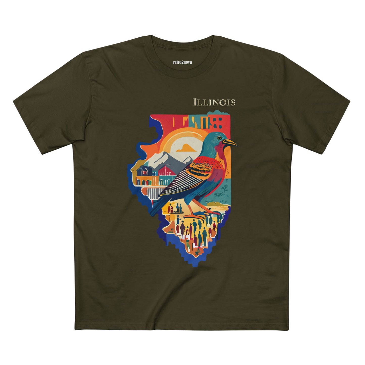 US State Shirts, Illinois Shirt