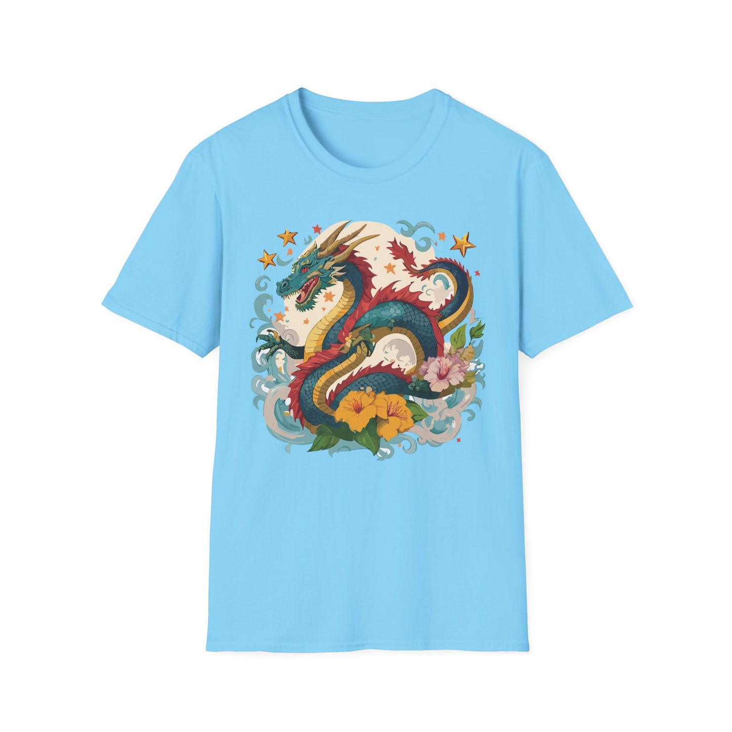 Dragon T Shirt, Dragon Shirt, Shirt with Animals, Animal Shirt