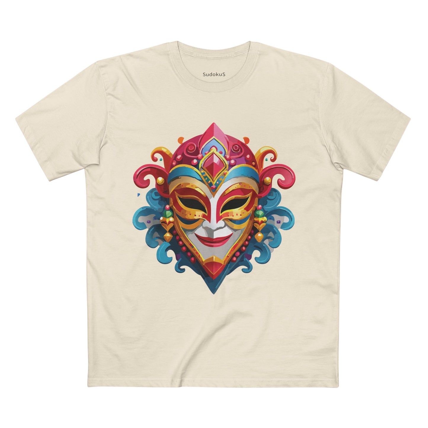 Mask Shirt, Shirt with Face - SudokuS