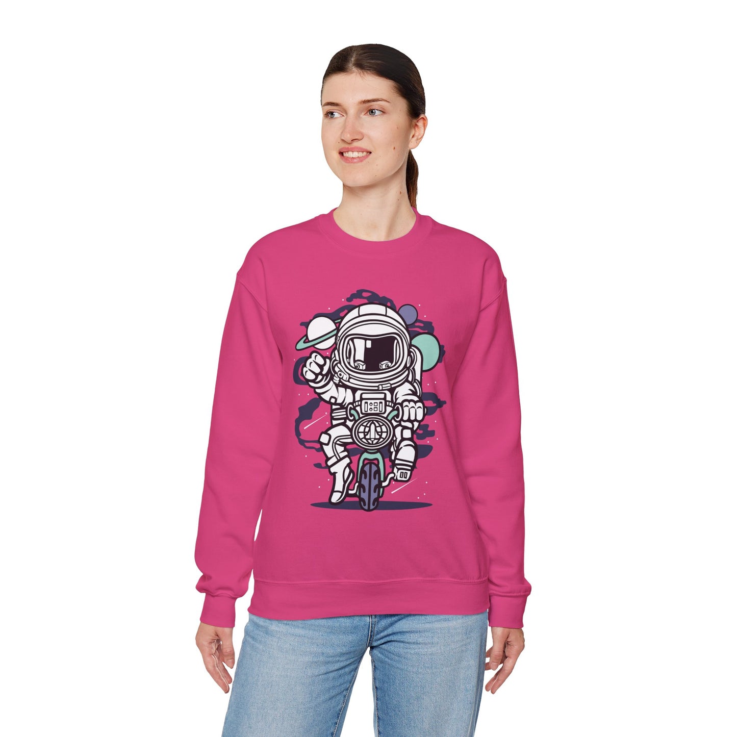 Space Shuttle Sweatshirt, Cosmic Sweatshirt, Astronaut Sweatshirt, Space Cosmic Sweatshirt