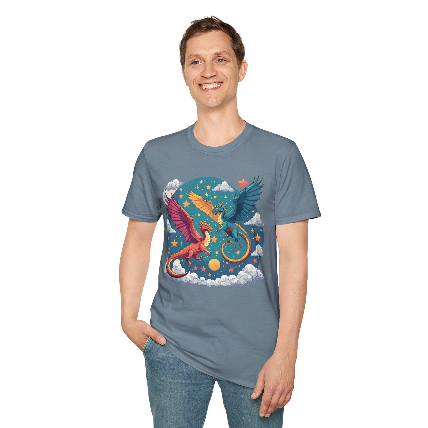 Dragon T Shirt, Dragon Shirt, Shirt with Animals, Animal Shirt