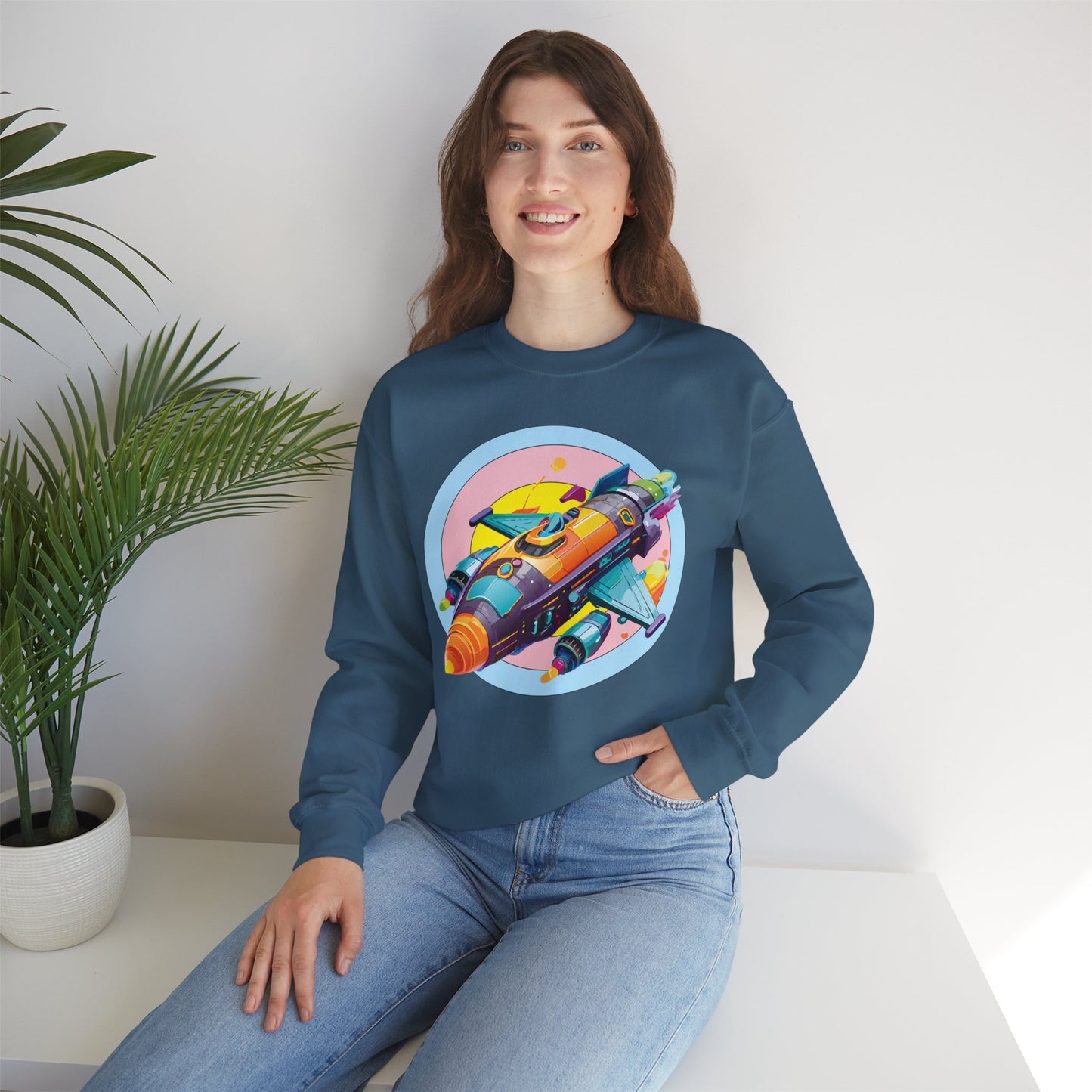 Space Shuttle Sweatshirt, Cosmic Sweatshirt, Astronaut Sweatshirt, Space Cosmic Sweatshirt