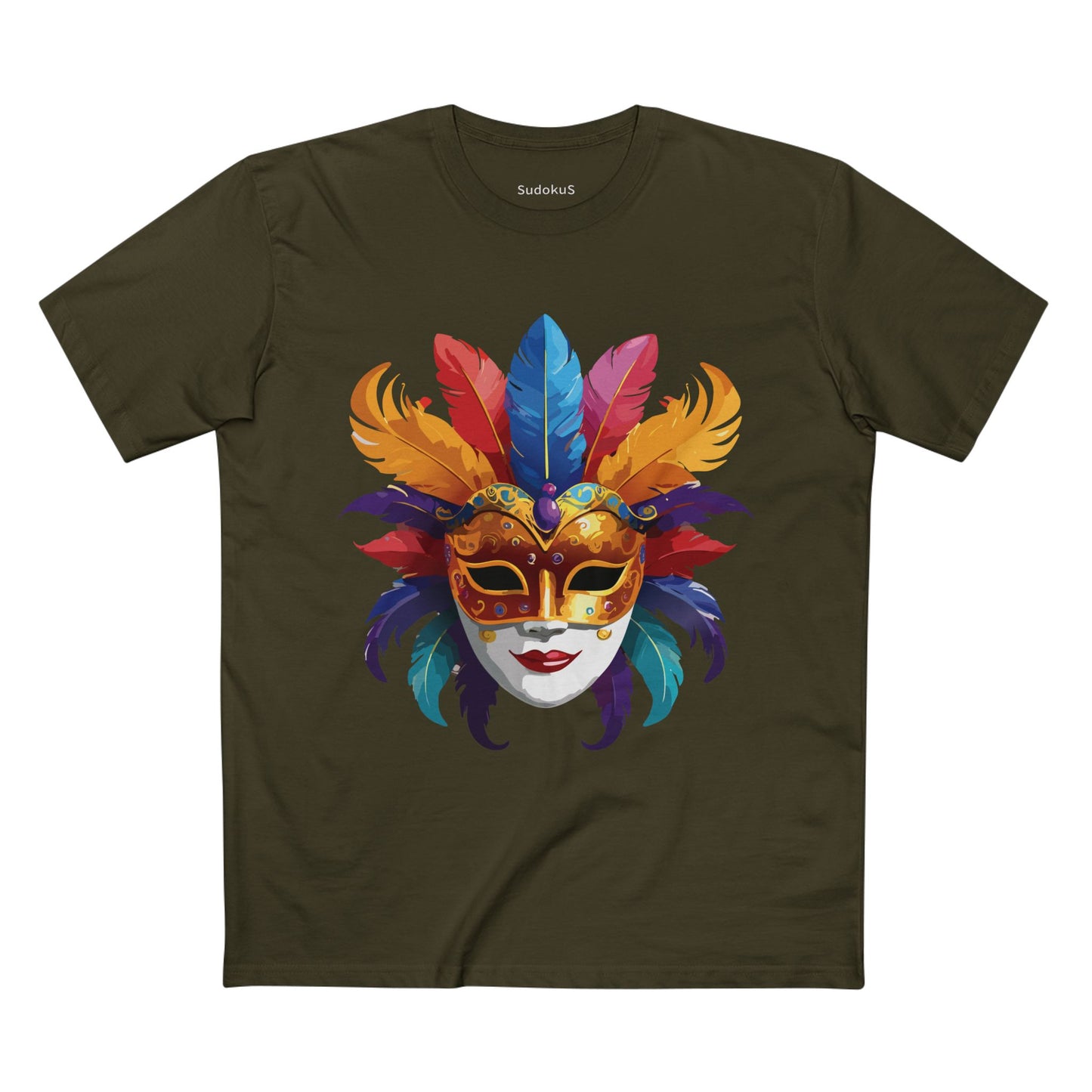 Mask Shirt, Shirt with Face - SudokuS