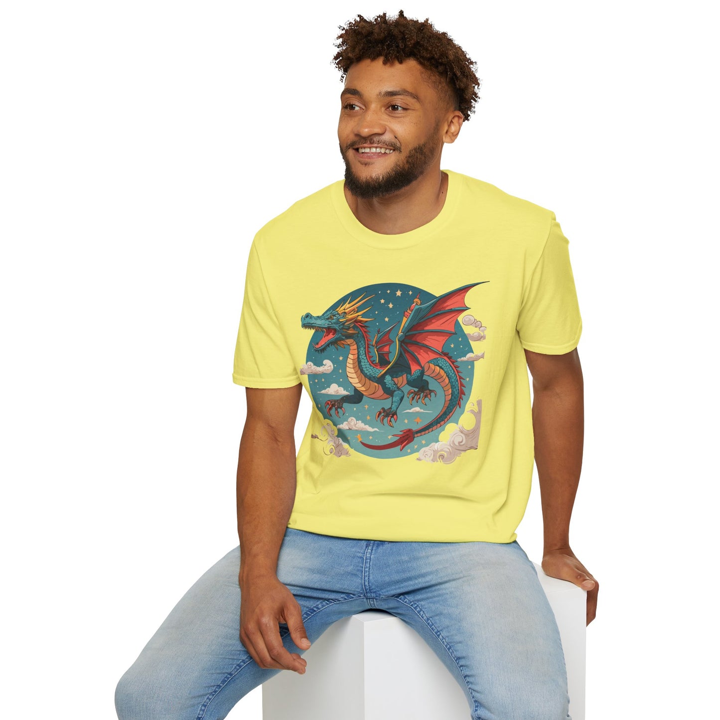 Dragon T Shirt, Dragon Shirt, Shirt with Animals, Animal Shirt