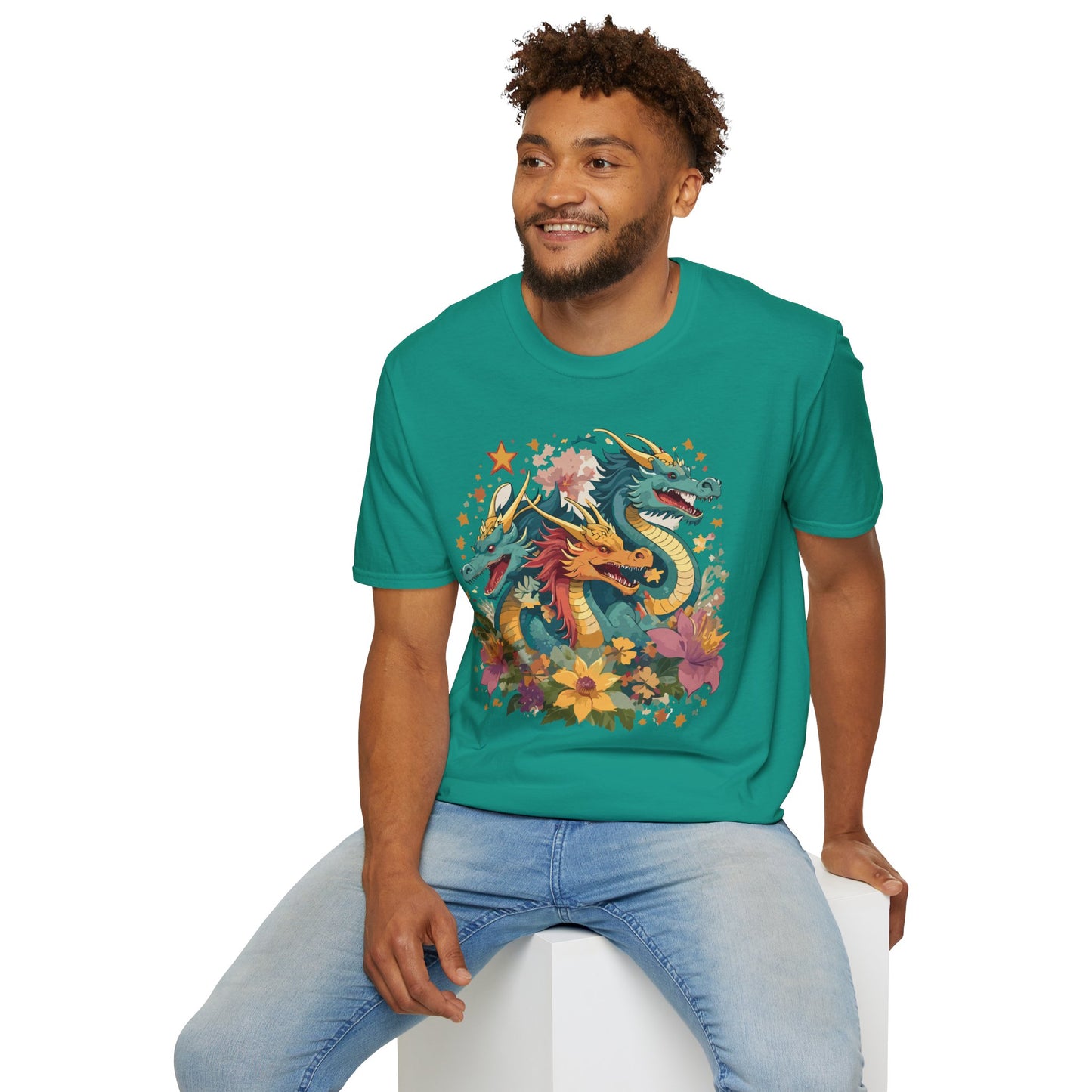Dragon T Shirt, Dragon Shirt, Shirt with Animals, Animal Shirt