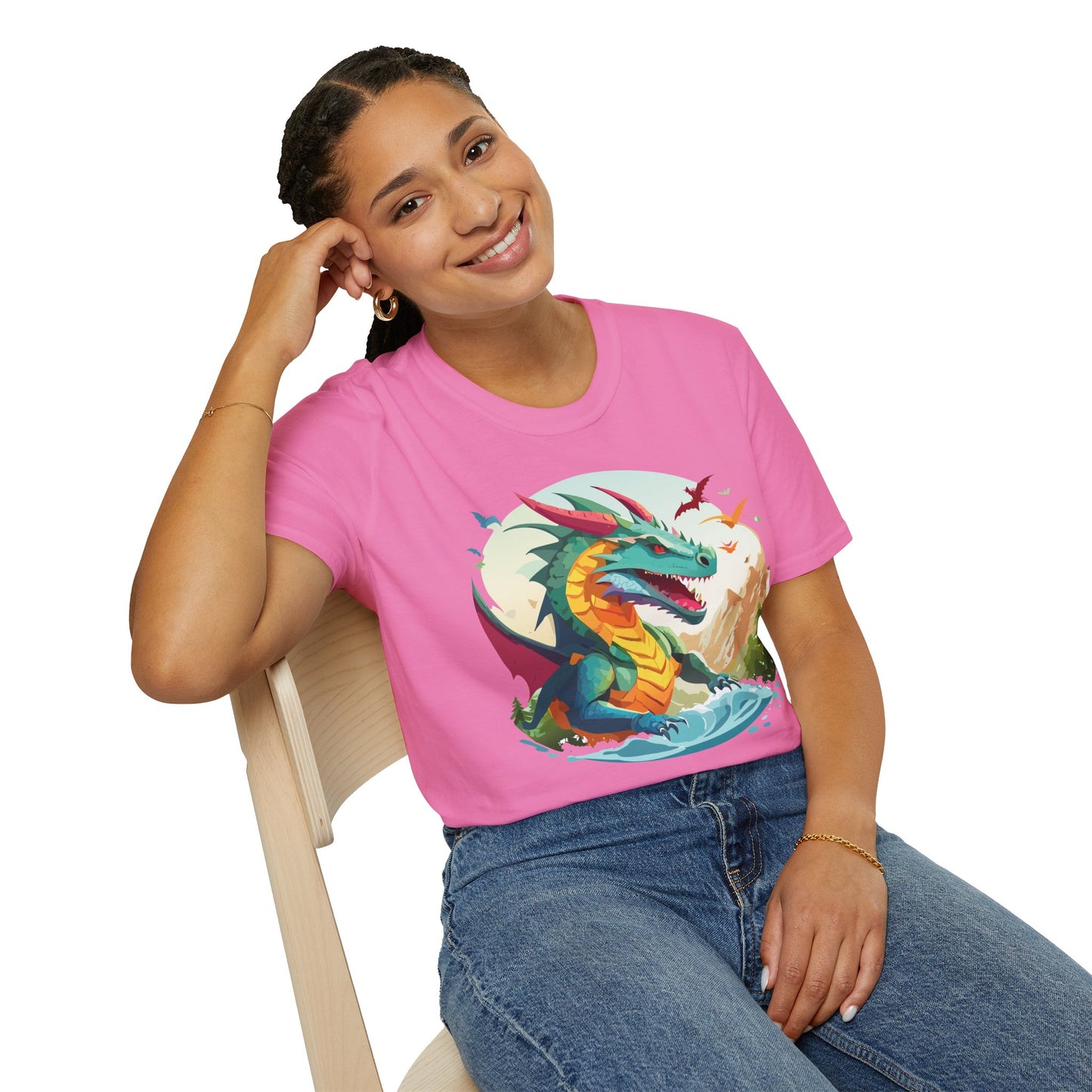 Dragon T Shirt, Dragon Shirt, Shirt with Animals, Animal Shirt