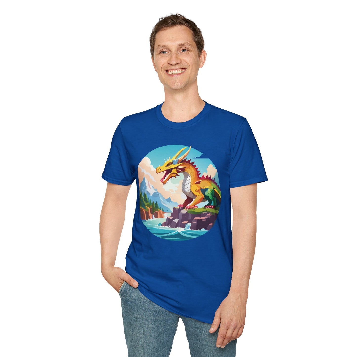 Dragon T Shirt, Dragon Shirt, Shirt with Animals, Animal Shirt