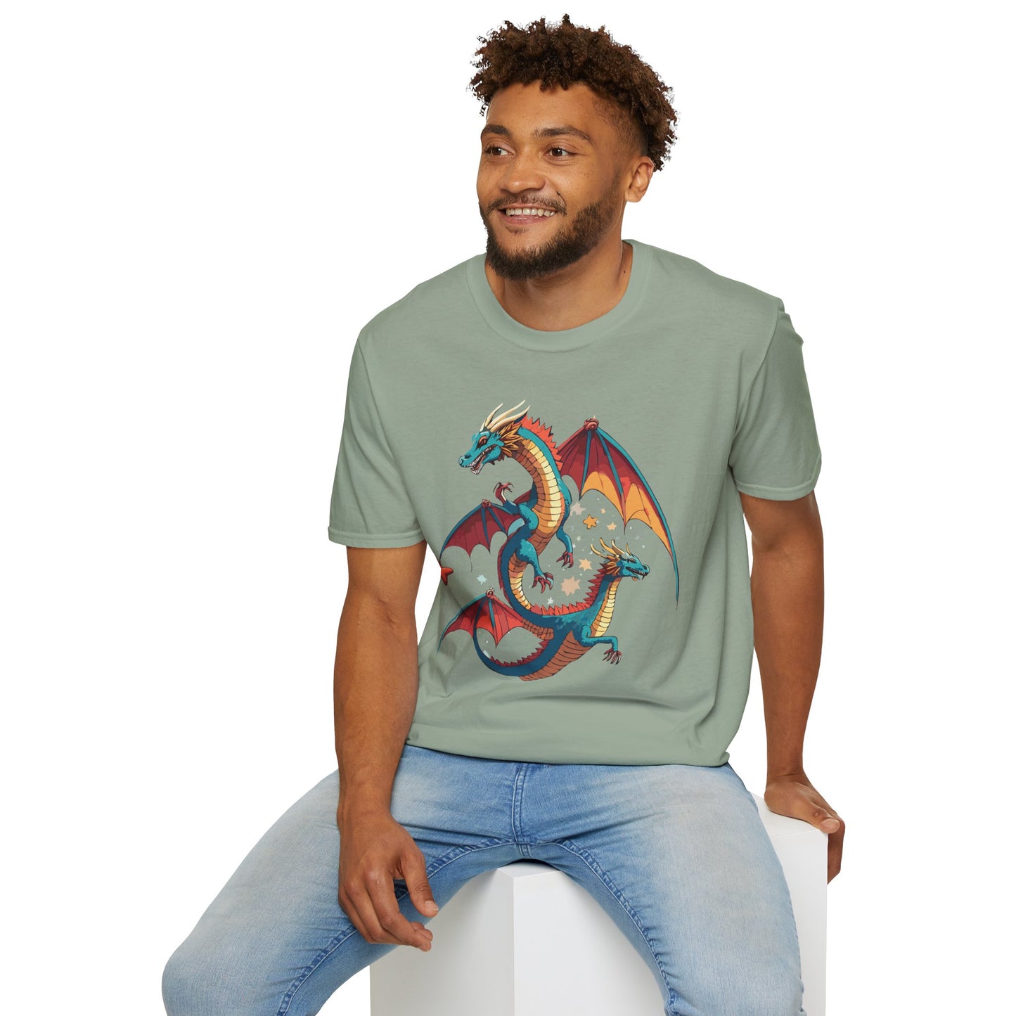 Dragon T Shirt, Dragon Shirt, Shirt with Animals, Animal Shirt