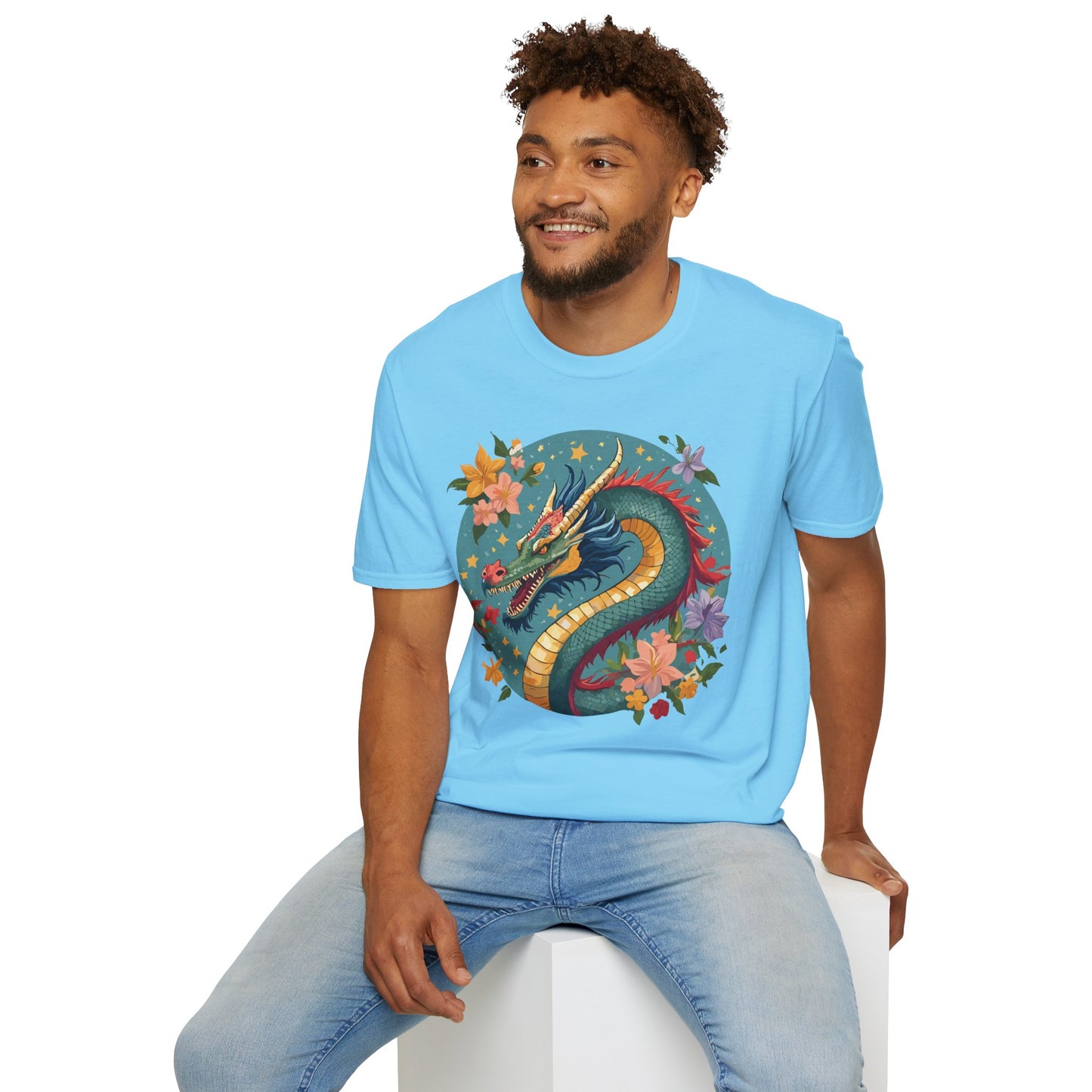 Dragon T Shirt, Dragon Shirt, Shirt with Animals, Animal Shirt