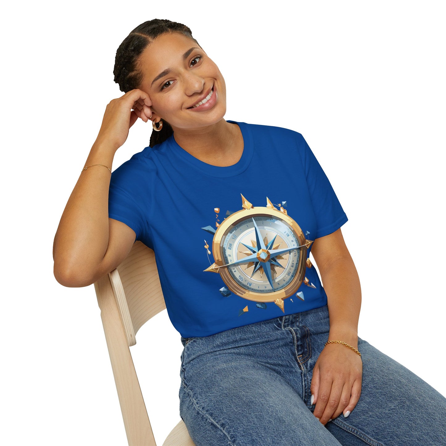 Compass T Shirt, Compass Shirt, Shirt with Compass, Navigator Shirt