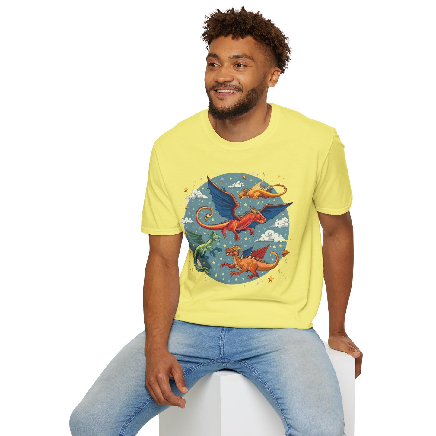 Dragon T Shirt, Dragon Shirt, Shirt with Animals, Animal Shirt