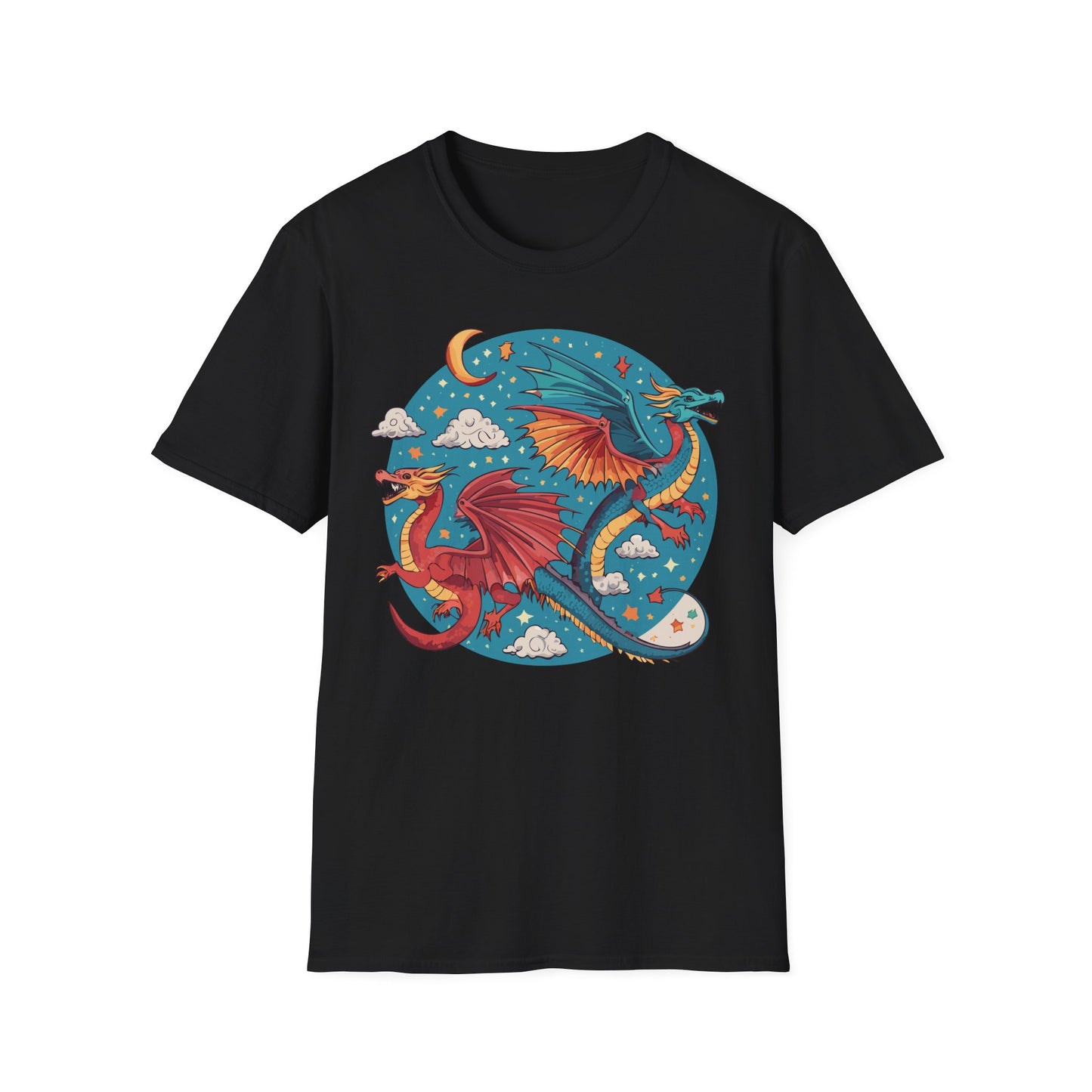 Dragon T Shirt, Dragon Shirt, Shirt with Animals, Animal Shirt