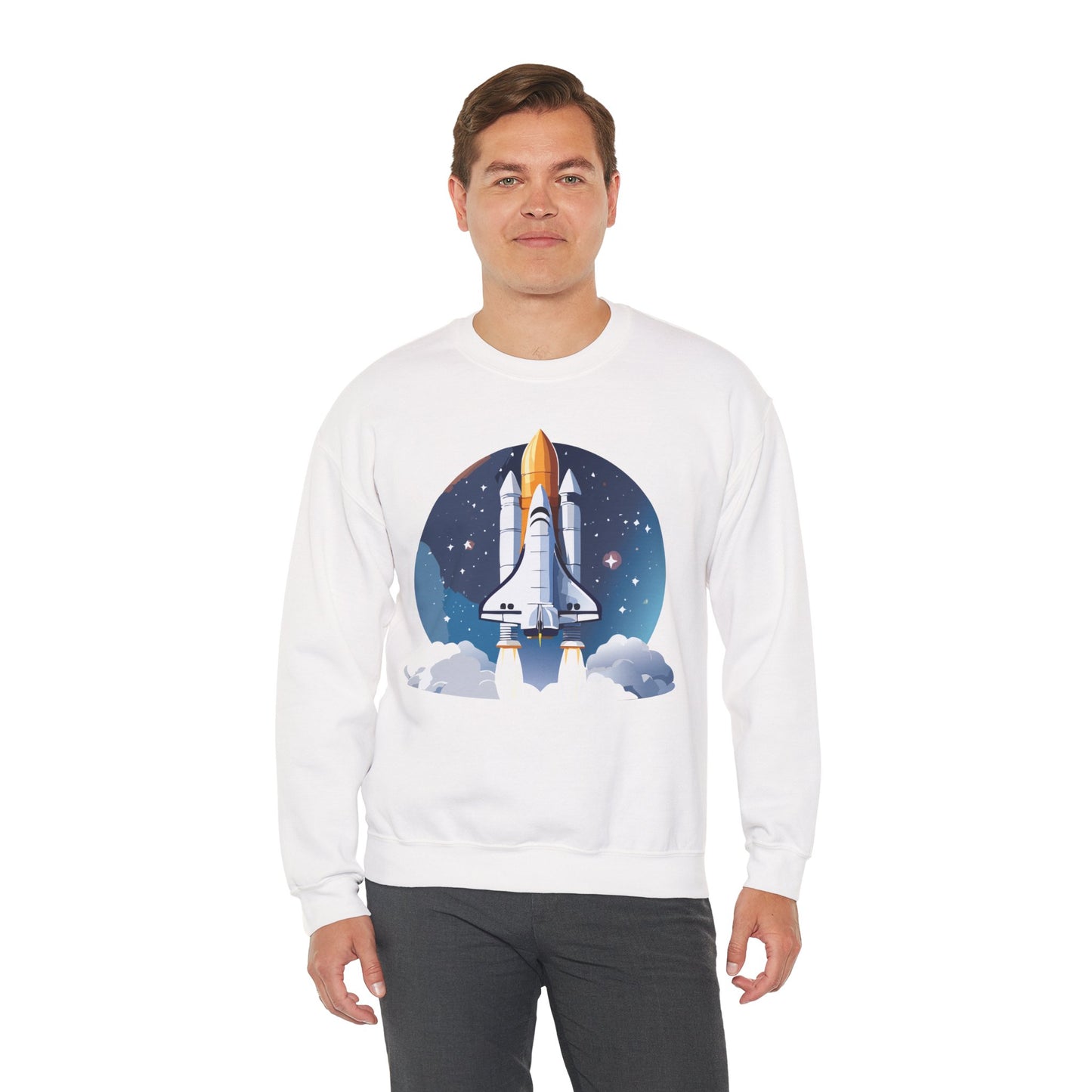 Space Shuttle Sweatshirt, Cosmic Sweatshirt, Astronaut Sweatshirt, Space Cosmic Sweatshirt