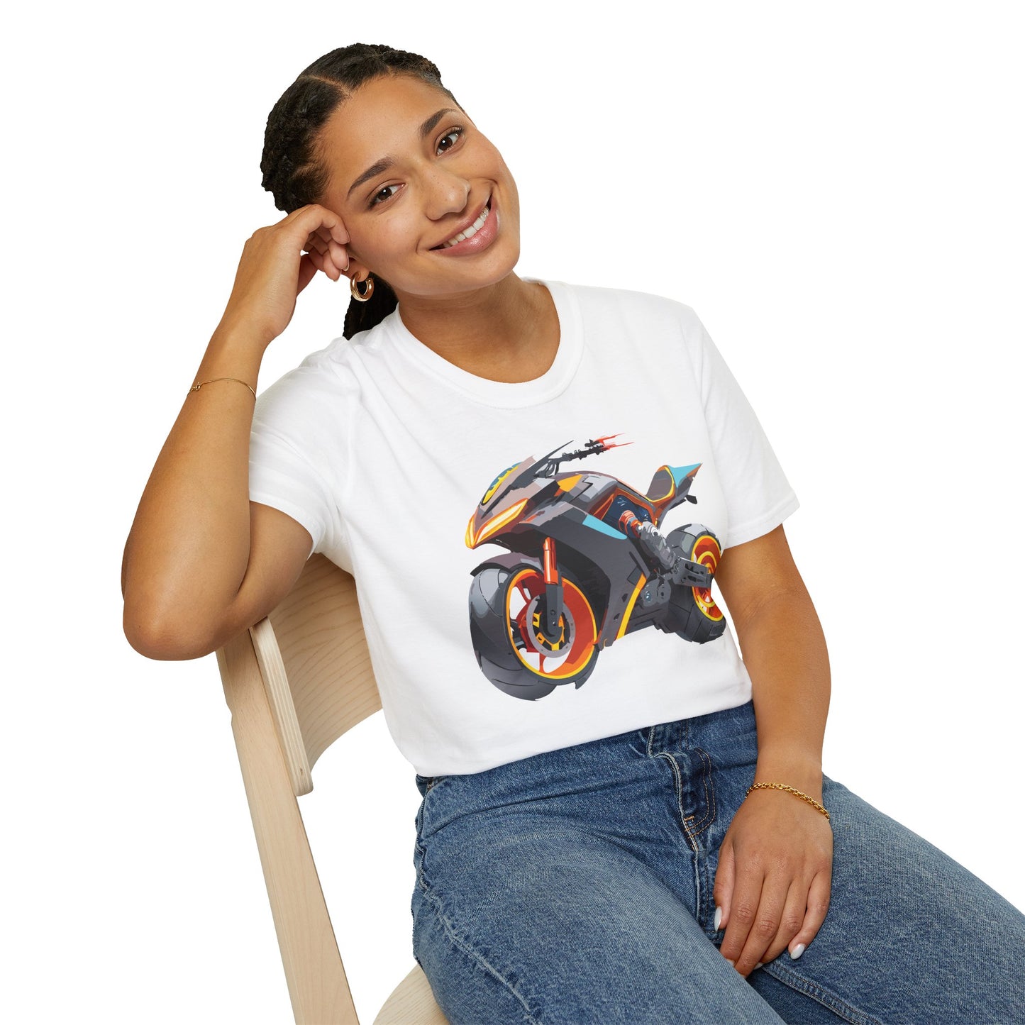 Bike T Shirt, Moto Shirt, Shirt with Motorcycle, MTB T Shirts