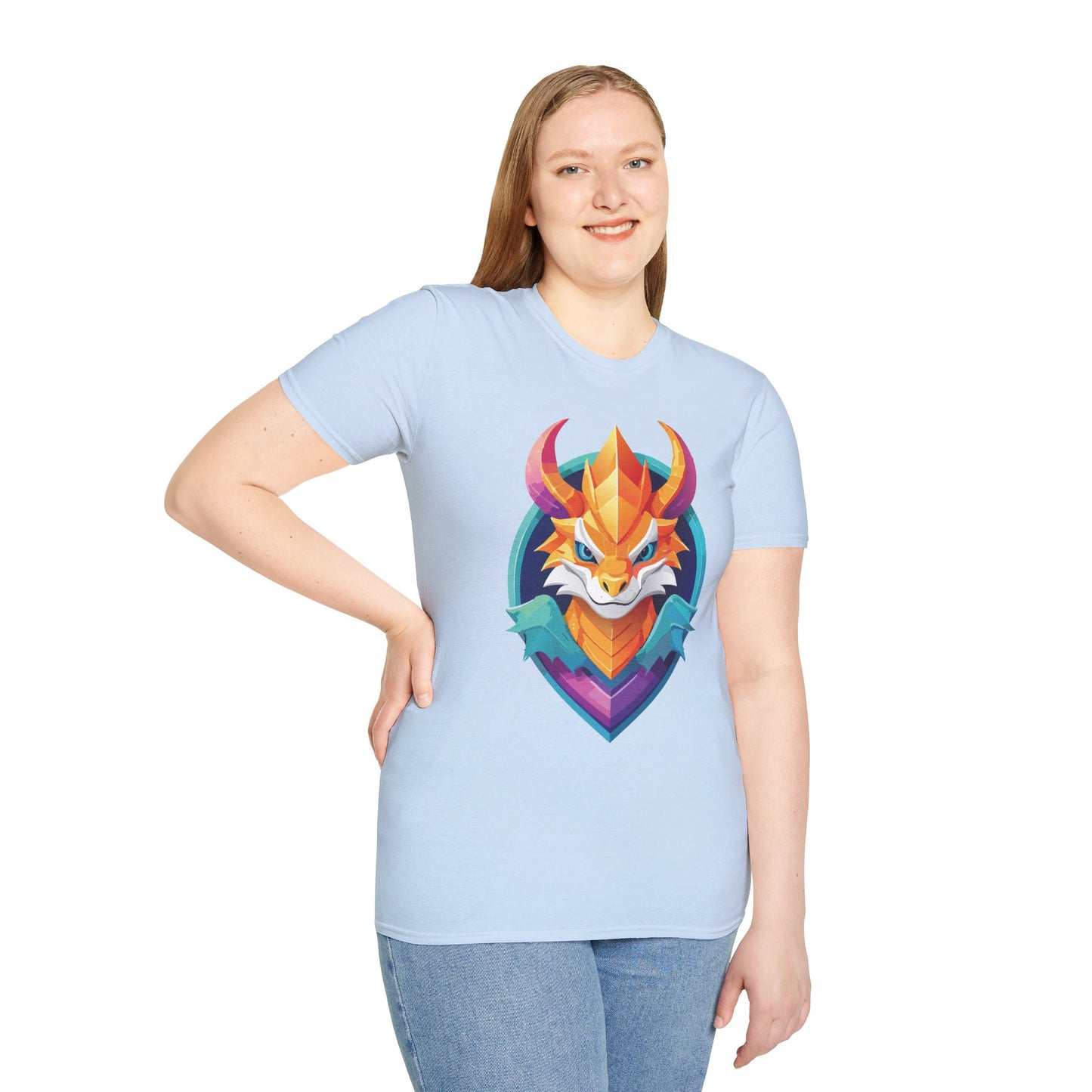 Dragon T Shirt, Dragon Shirt, Shirt with Animals, Animal Shirt