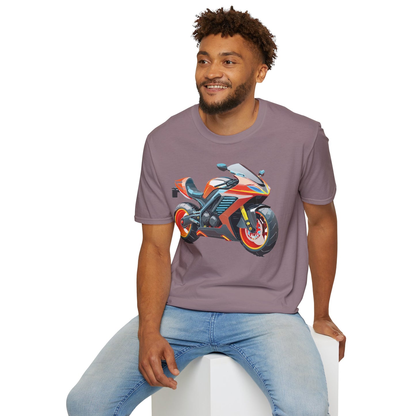 Bike T Shirt, Moto Shirt, Shirt with Motorcycle, MTB T Shirts