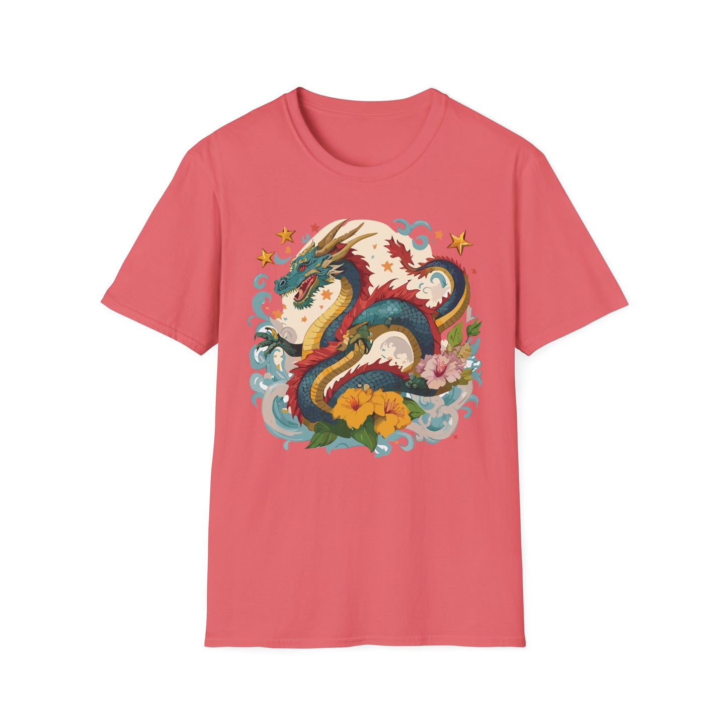 Dragon T Shirt, Dragon Shirt, Shirt with Animals, Animal Shirt