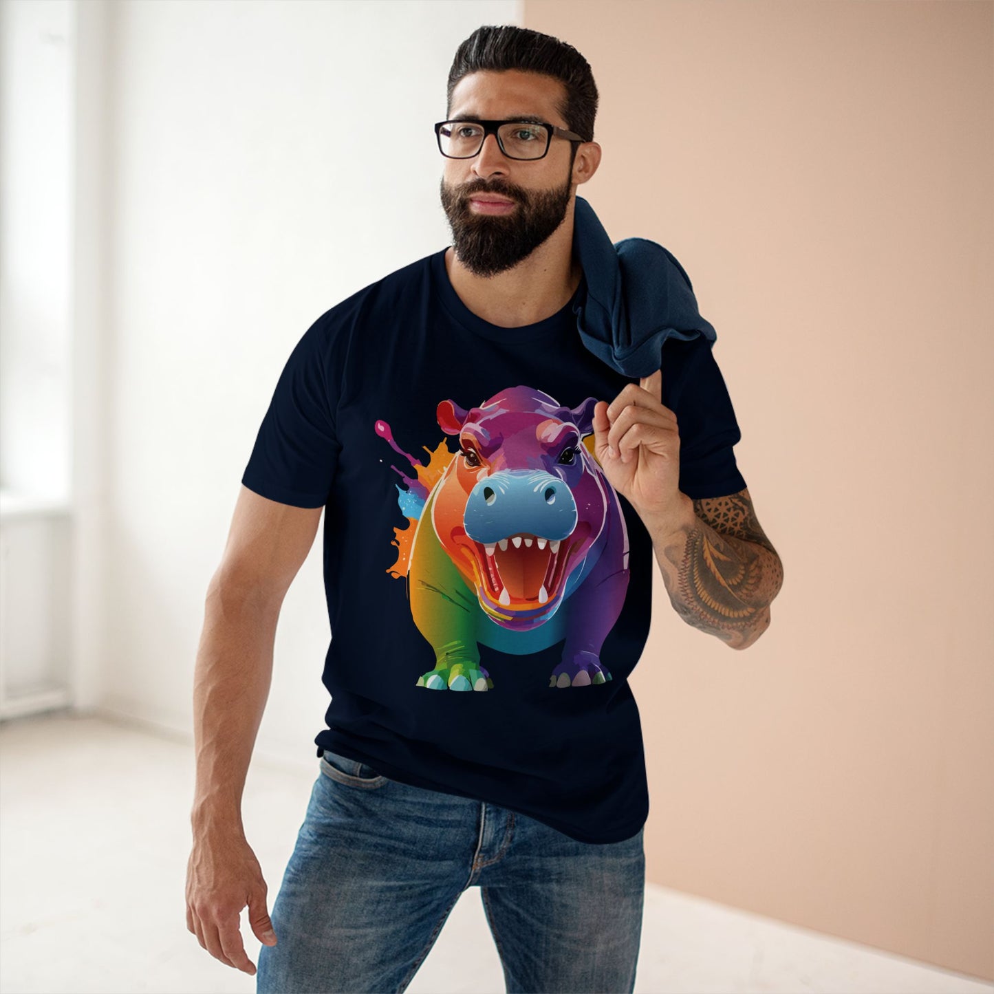 Animal Shirt, Hippo Shirt - SudokuS