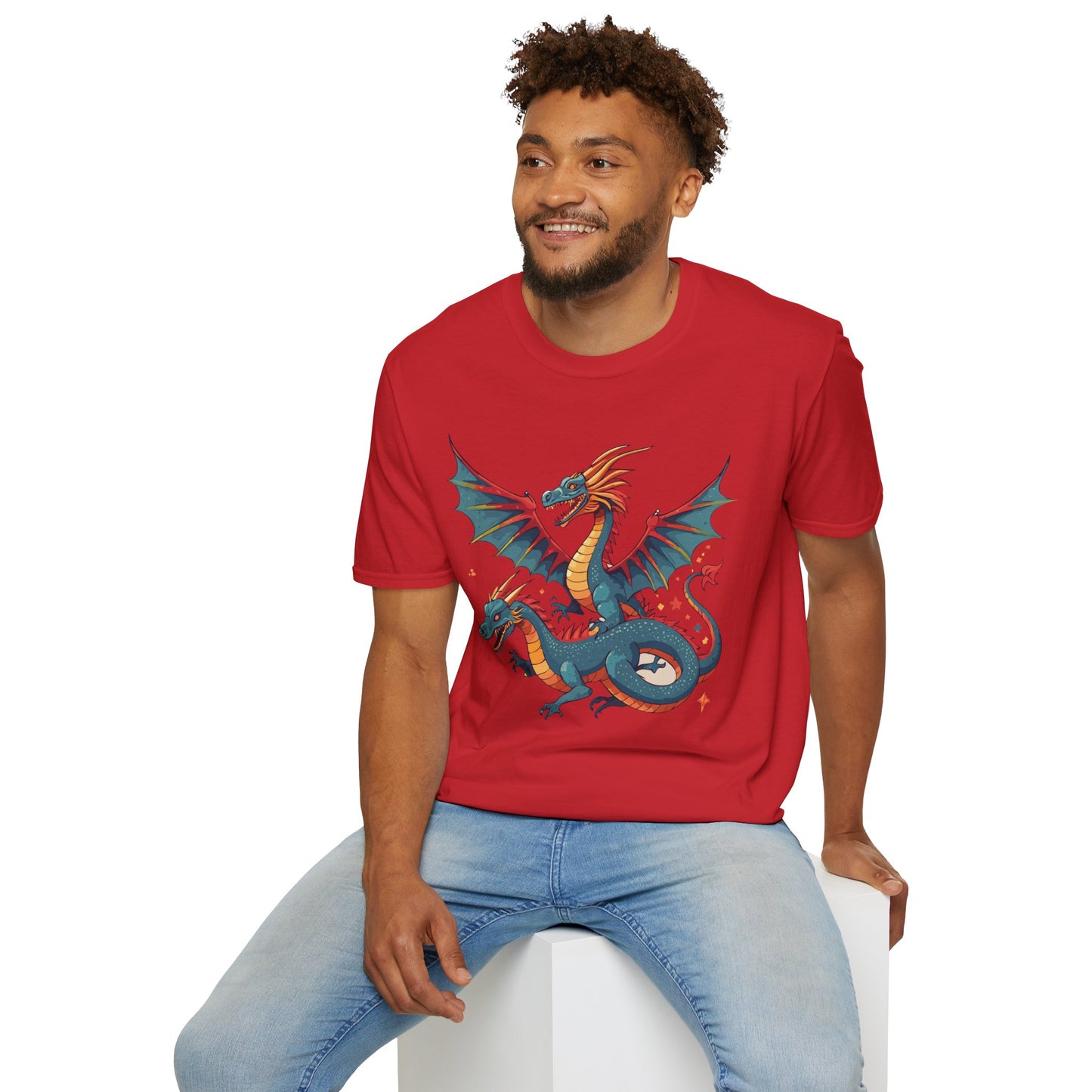Dragon T Shirt, Dragon Shirt, Shirt with Animals, Animal Shirt