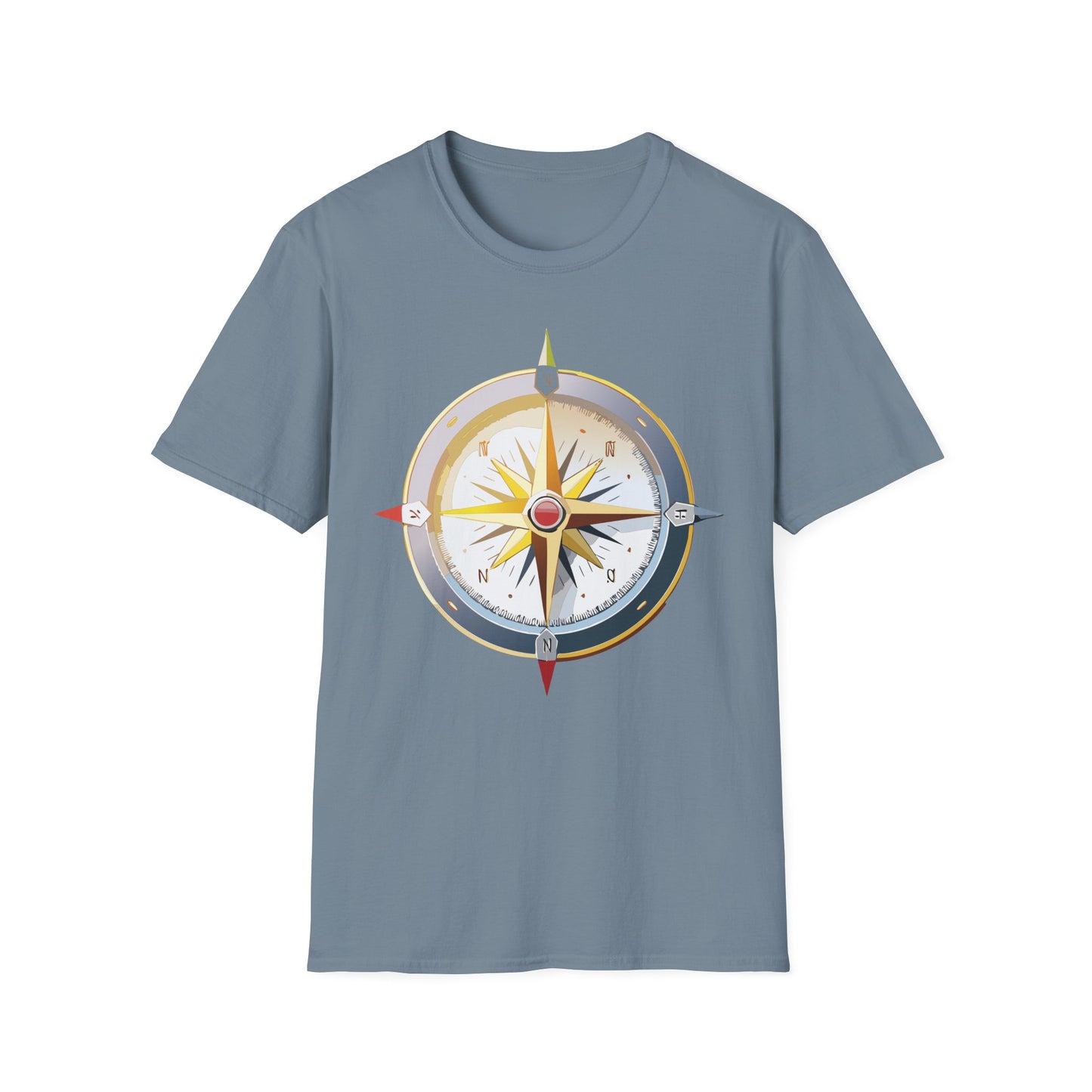 Compass T Shirt, Compass Shirt, Shirt with Compass, Navigator Shirt