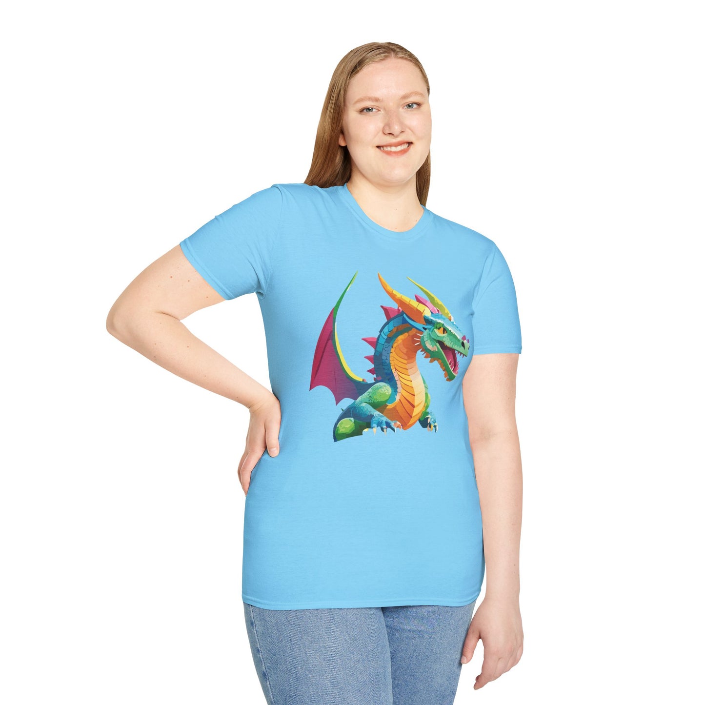 Dragon T Shirt, Dragon Shirt, Shirt with Animals, Animal Shirt