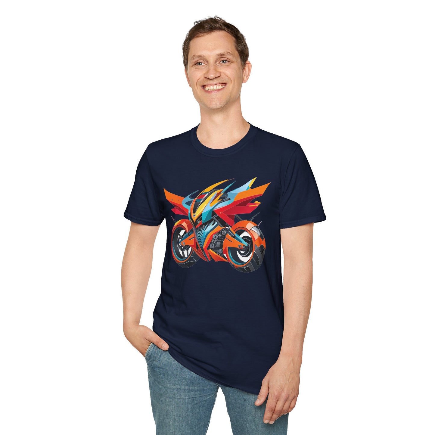 Bike T Shirt, Moto Shirt, Shirt with Motorcycle, MTB T Shirts