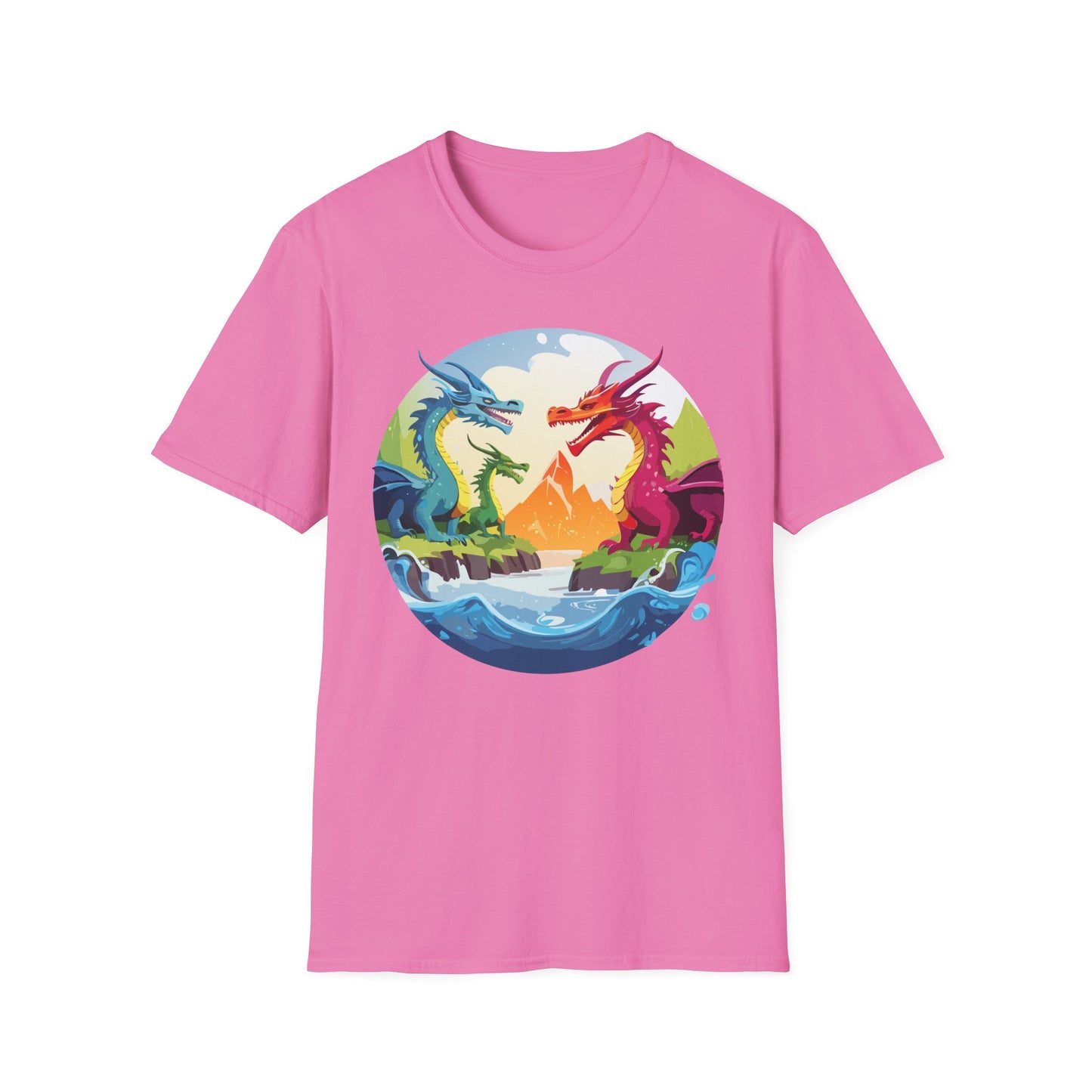 Dragon T Shirt, Dragon Shirt, Shirt with Animals, Animal Shirt