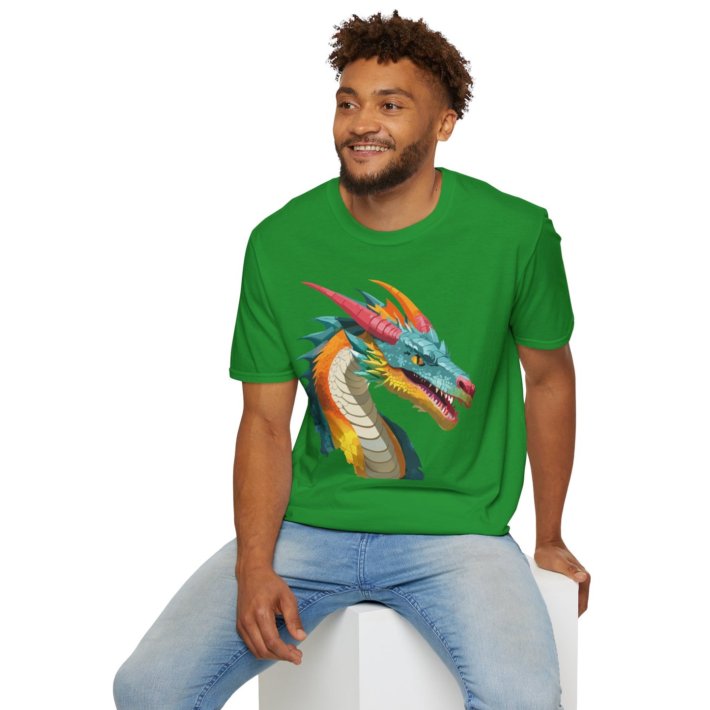 Dragon T Shirt, Dragon Shirt, Shirt with Animals, Animal Shirt