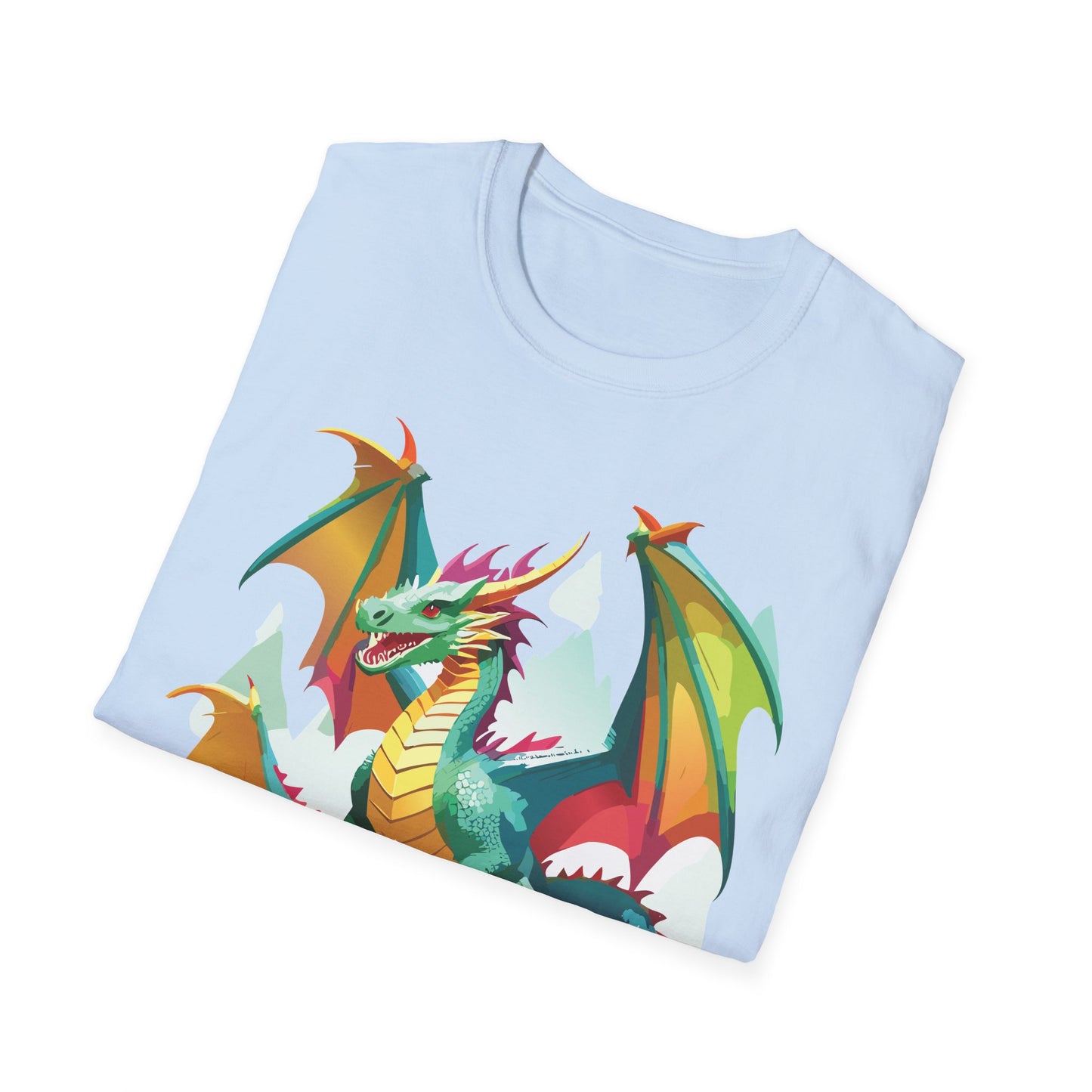 Dragon T Shirt, Dragon Shirt, Shirt with Animals, Animal Shirt
