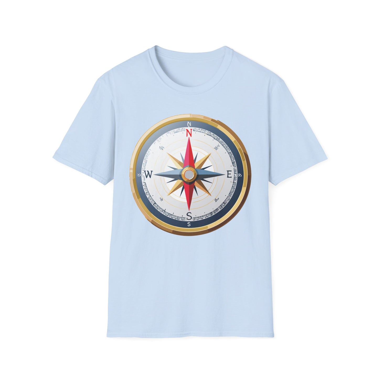 Compass T Shirt, Compass Shirt, Shirt with Compass, Navigator Shirt