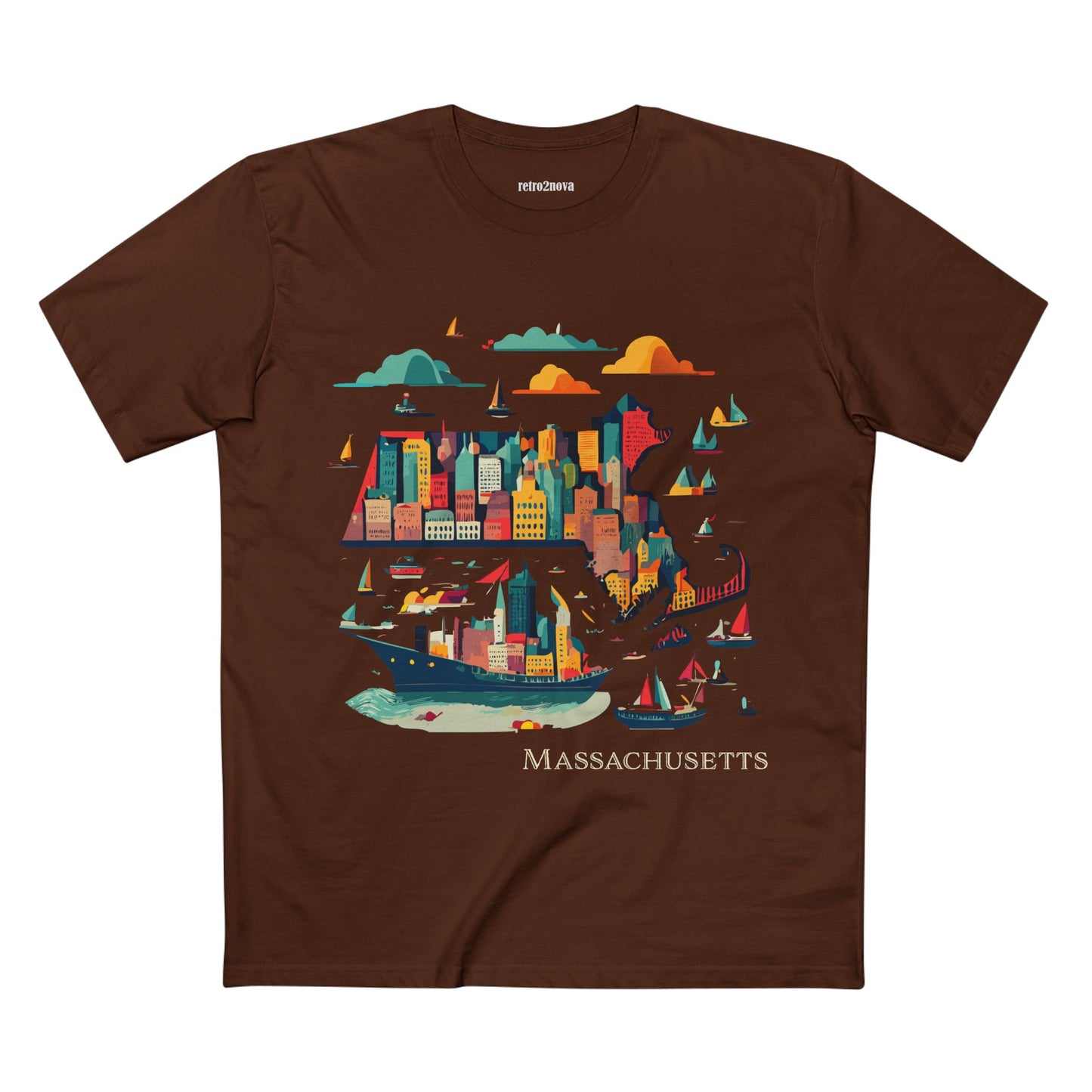US State Shirts, Massachusetts Shirt