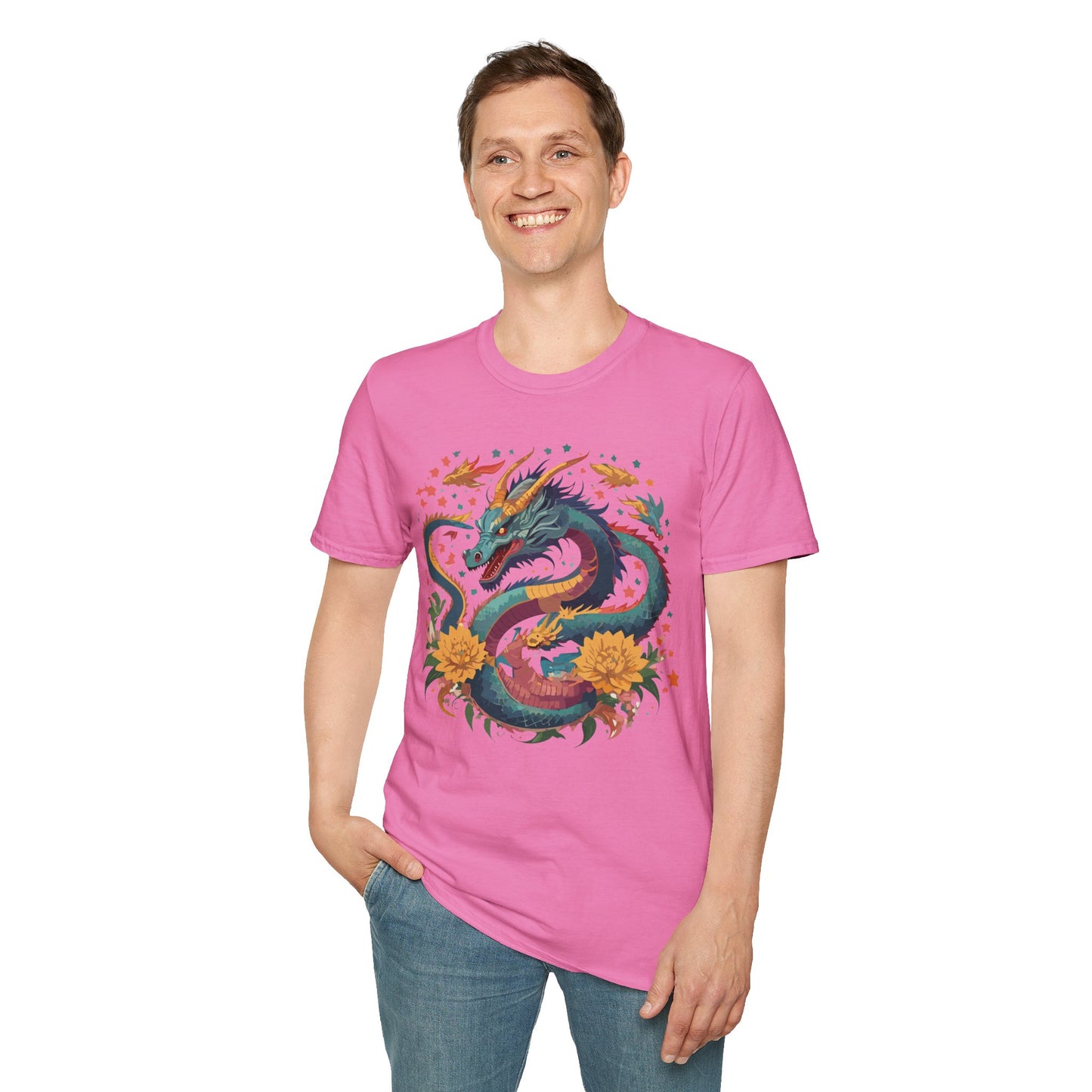 Dragon T Shirt, Dragon Shirt, Shirt with Animals, Animal Shirt