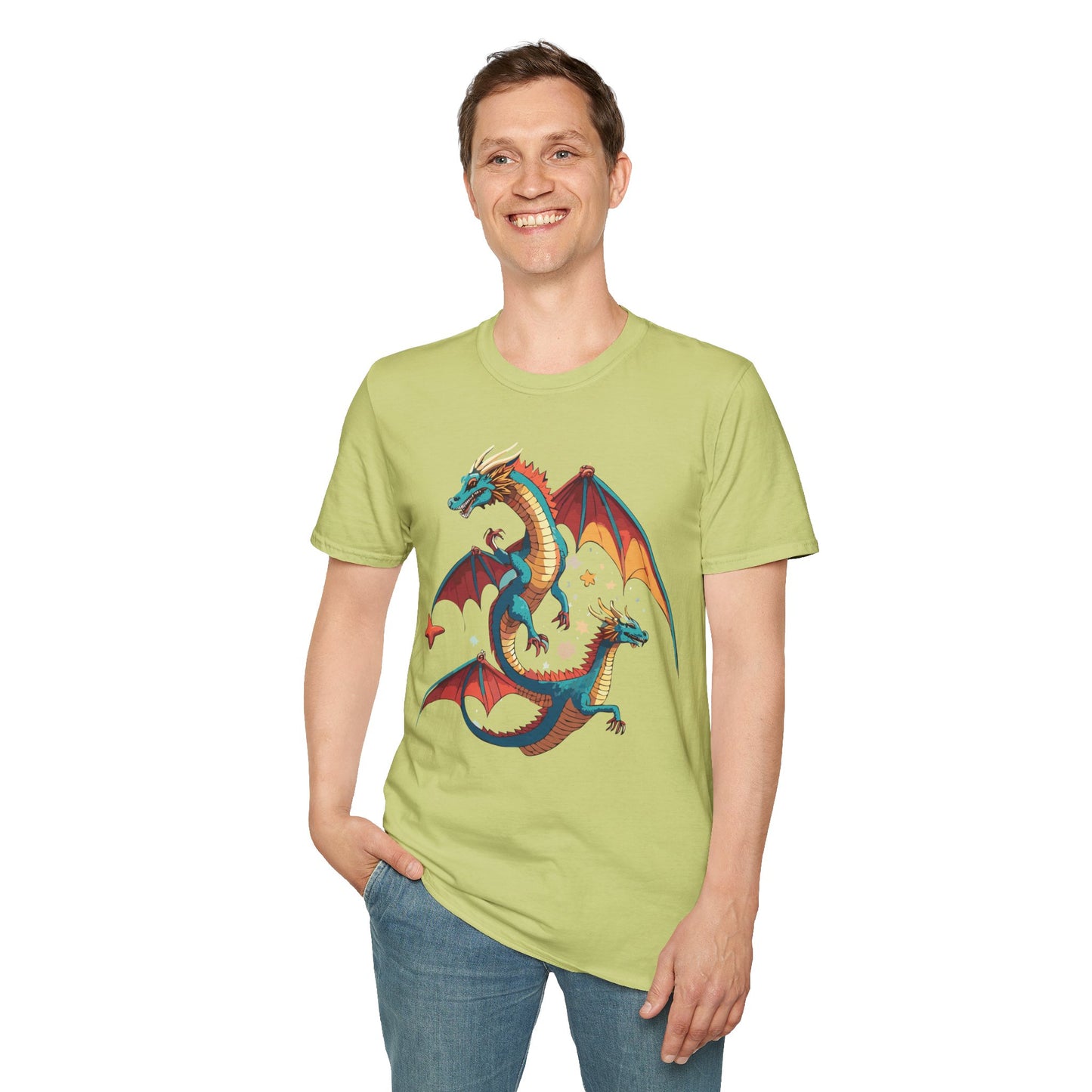 Dragon T Shirt, Dragon Shirt, Shirt with Animals, Animal Shirt