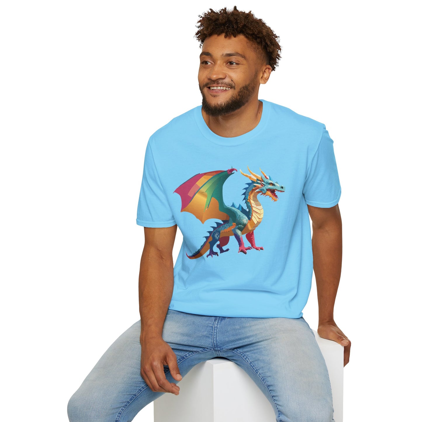 Dragon T Shirt, Dragon Shirt, Shirt with Animals, Animal Shirt