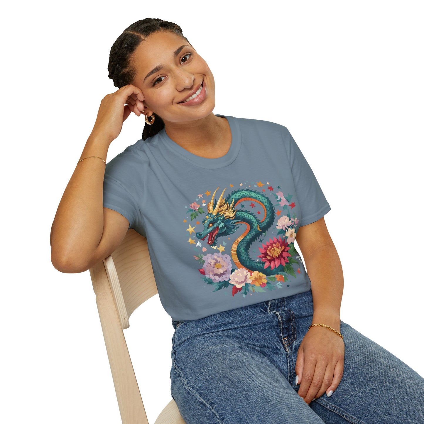 Dragon T Shirt, Dragon Shirt, Shirt with Animals, Animal Shirt