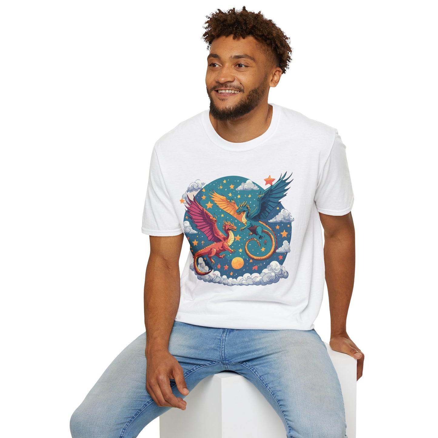 Dragon T Shirt, Dragon Shirt, Shirt with Animals, Animal Shirt