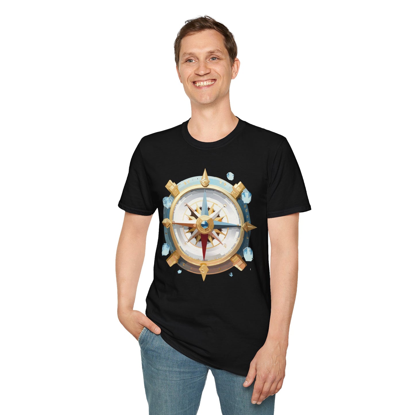 Compass T Shirt, Compass Shirt, Shirt with Compass, Navigator Shirt