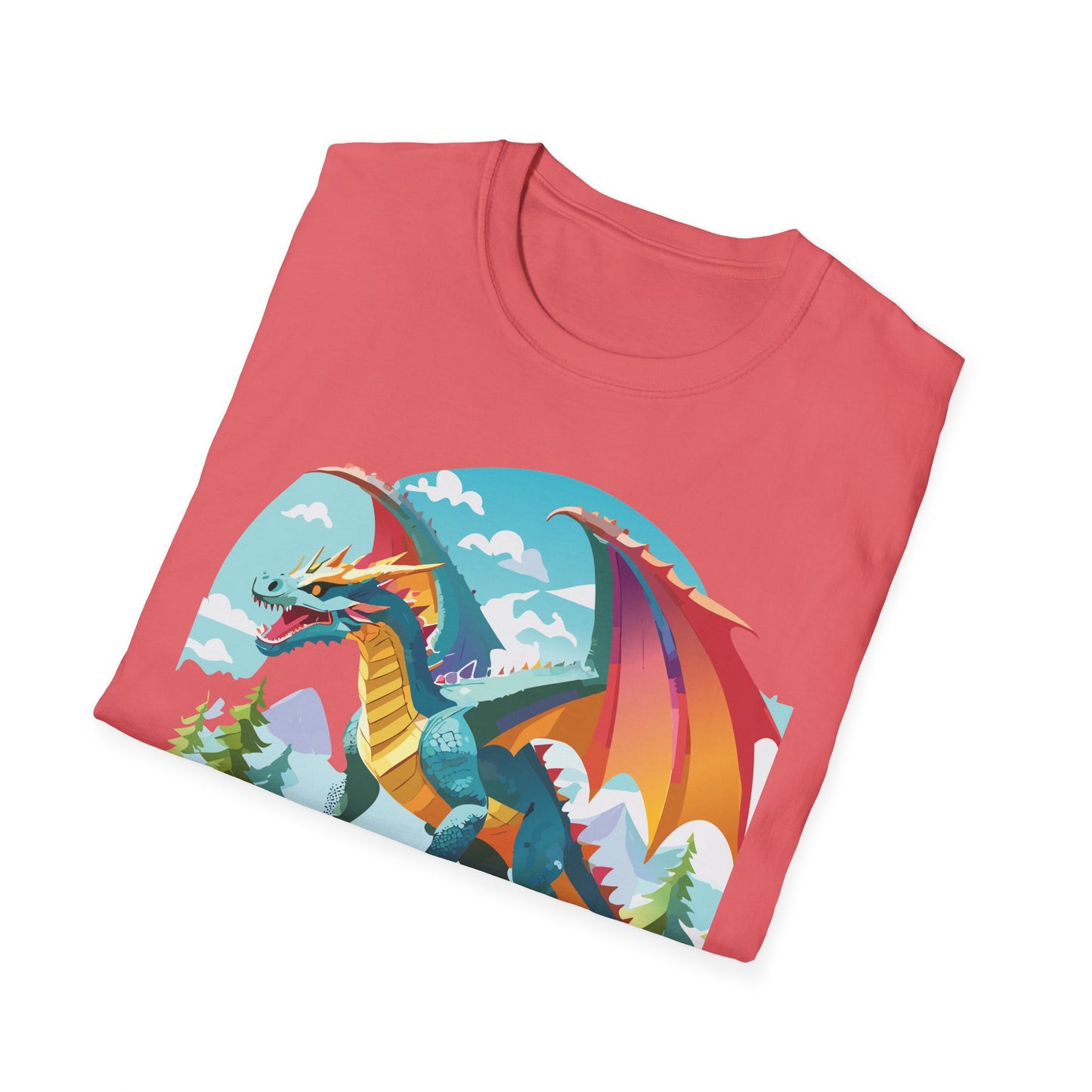 Dragon T Shirt, Dragon Shirt, Shirt with Animals, Animal Shirt