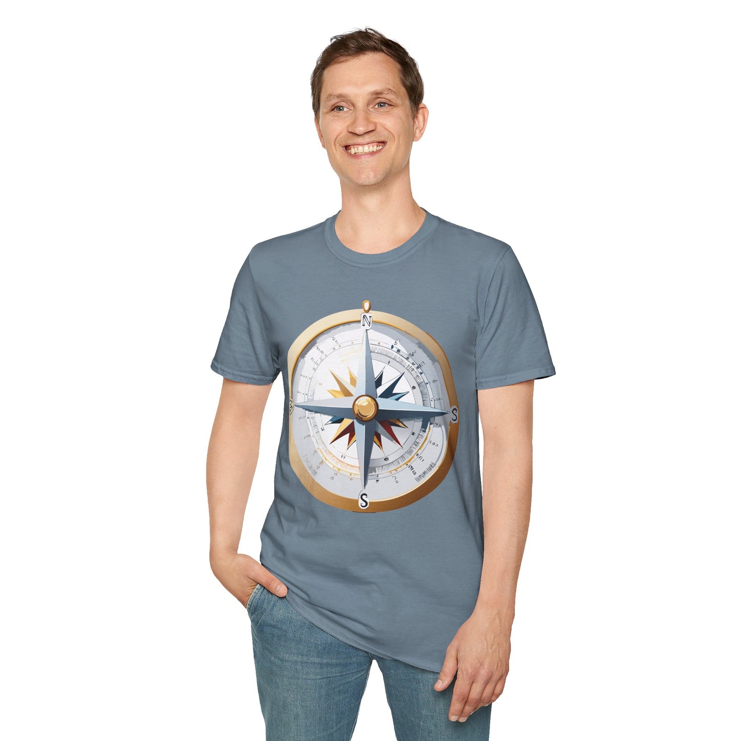 Compass T Shirt, Compass Shirt, Shirt with Compass, Navigator Shirt